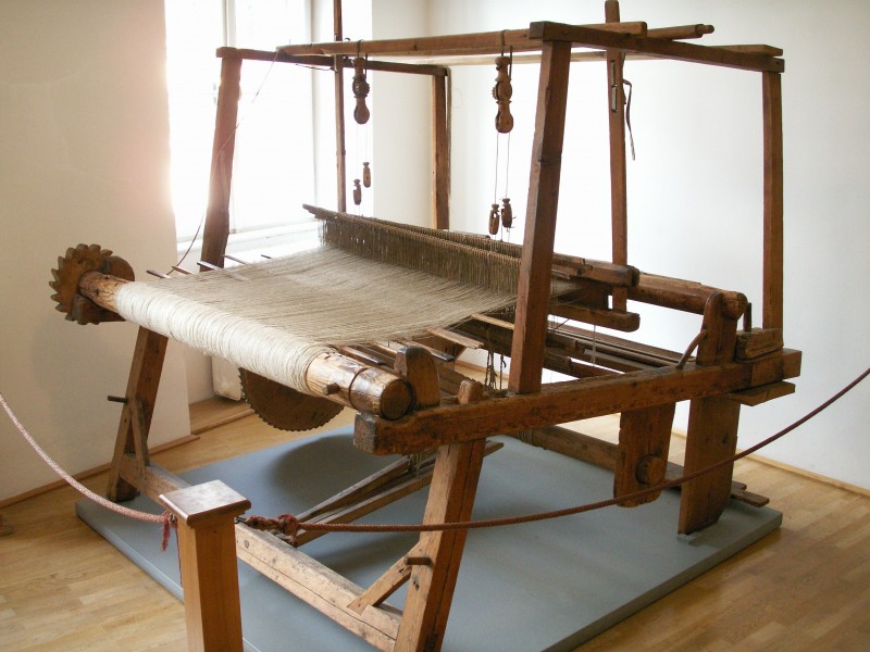 Webmaschine in Tirolervolkskunstmuseum