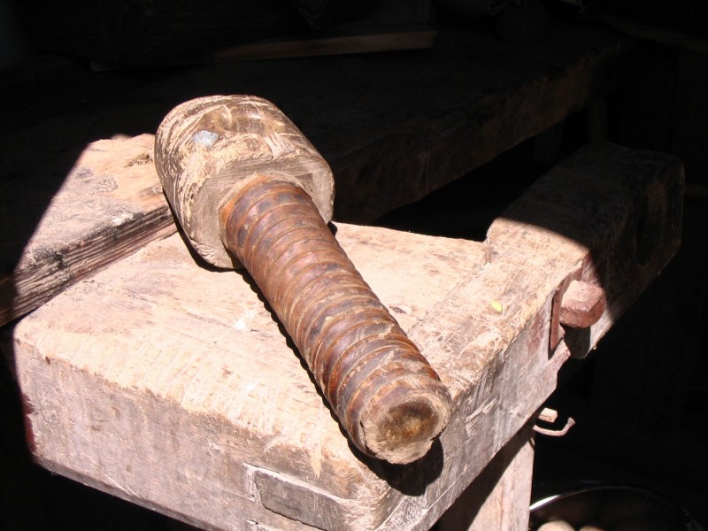 Wooden screw