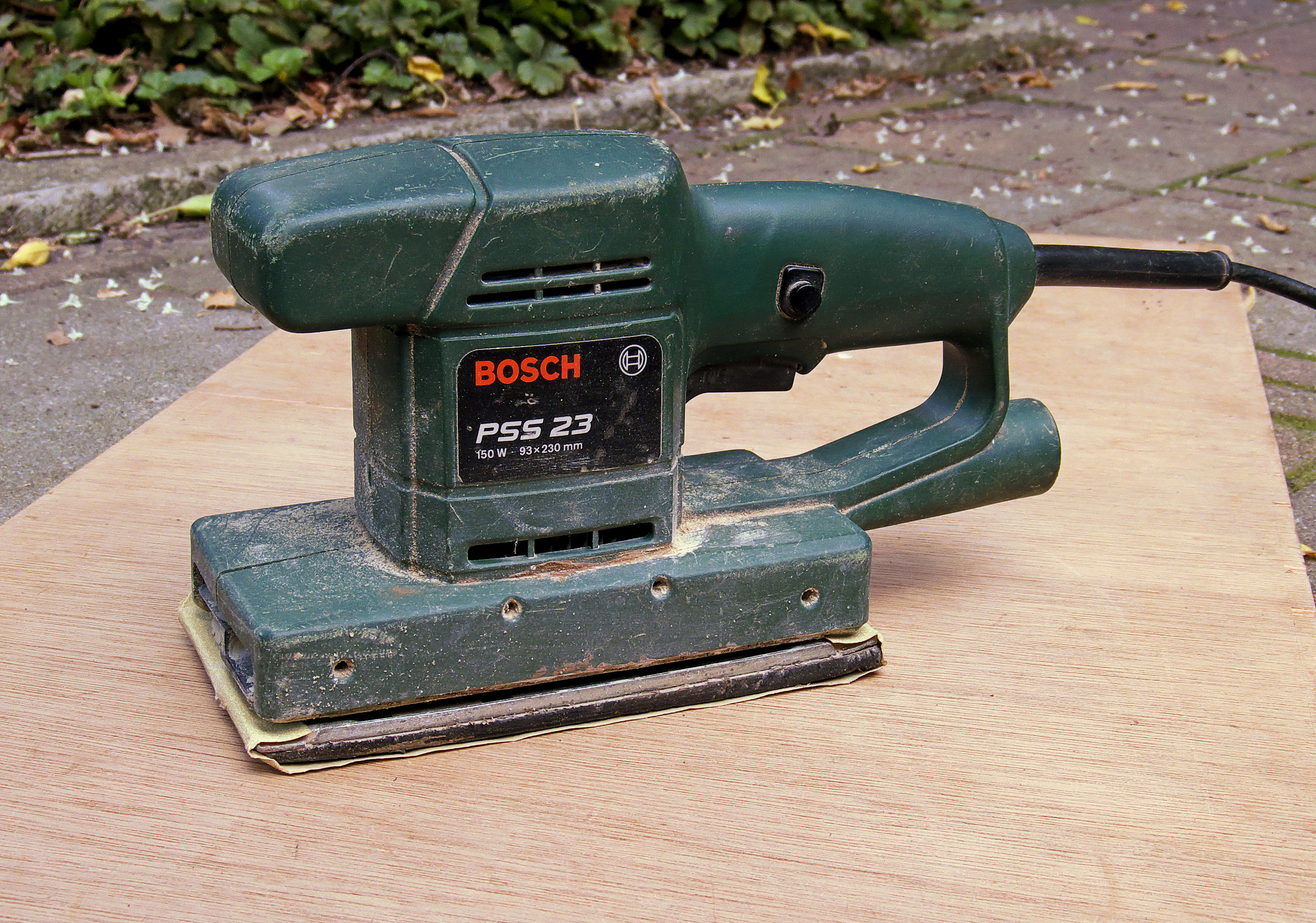 Sander, Vlakschuurmachine
