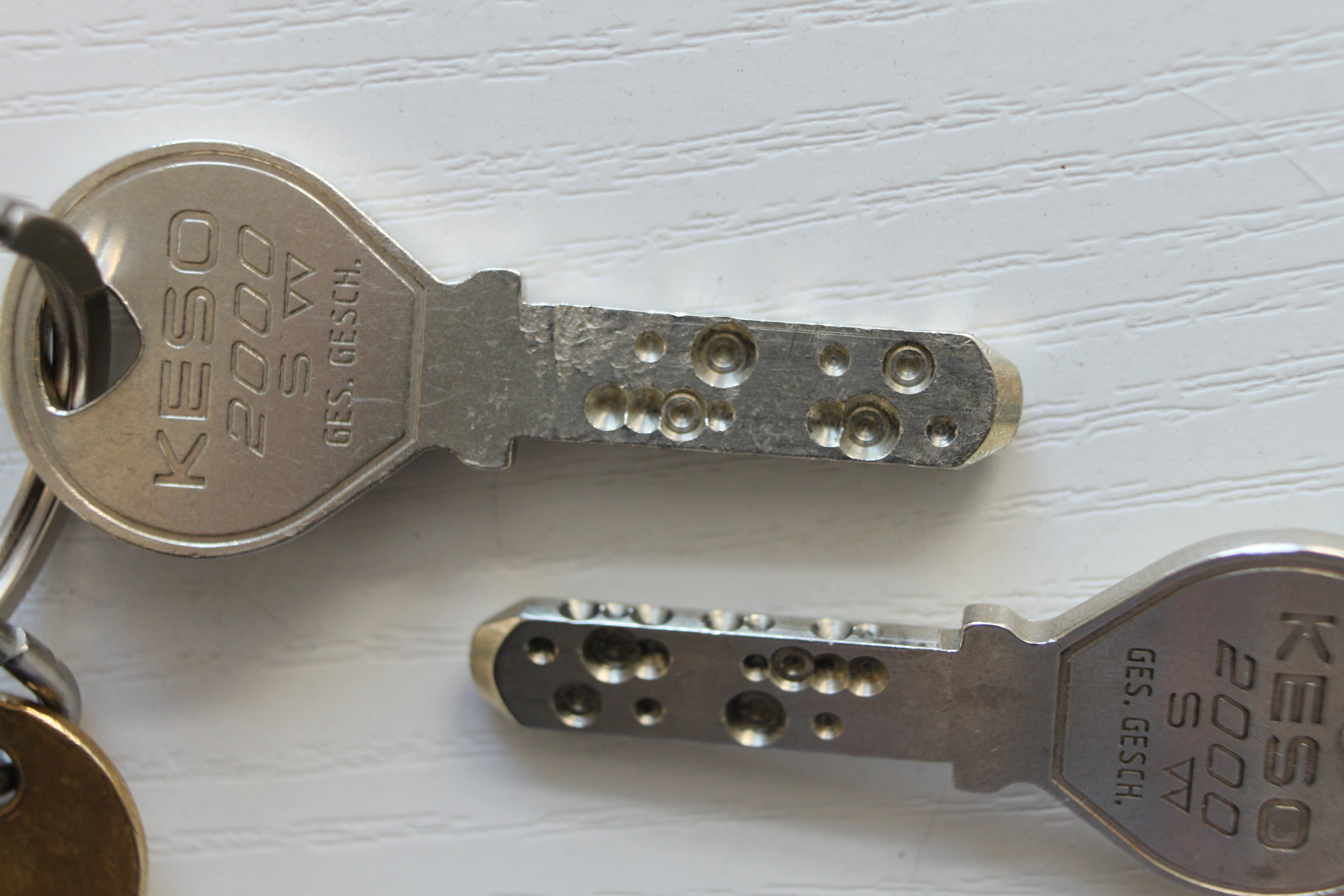 Schlüssel einer Hausschließanlage PD 2012 4