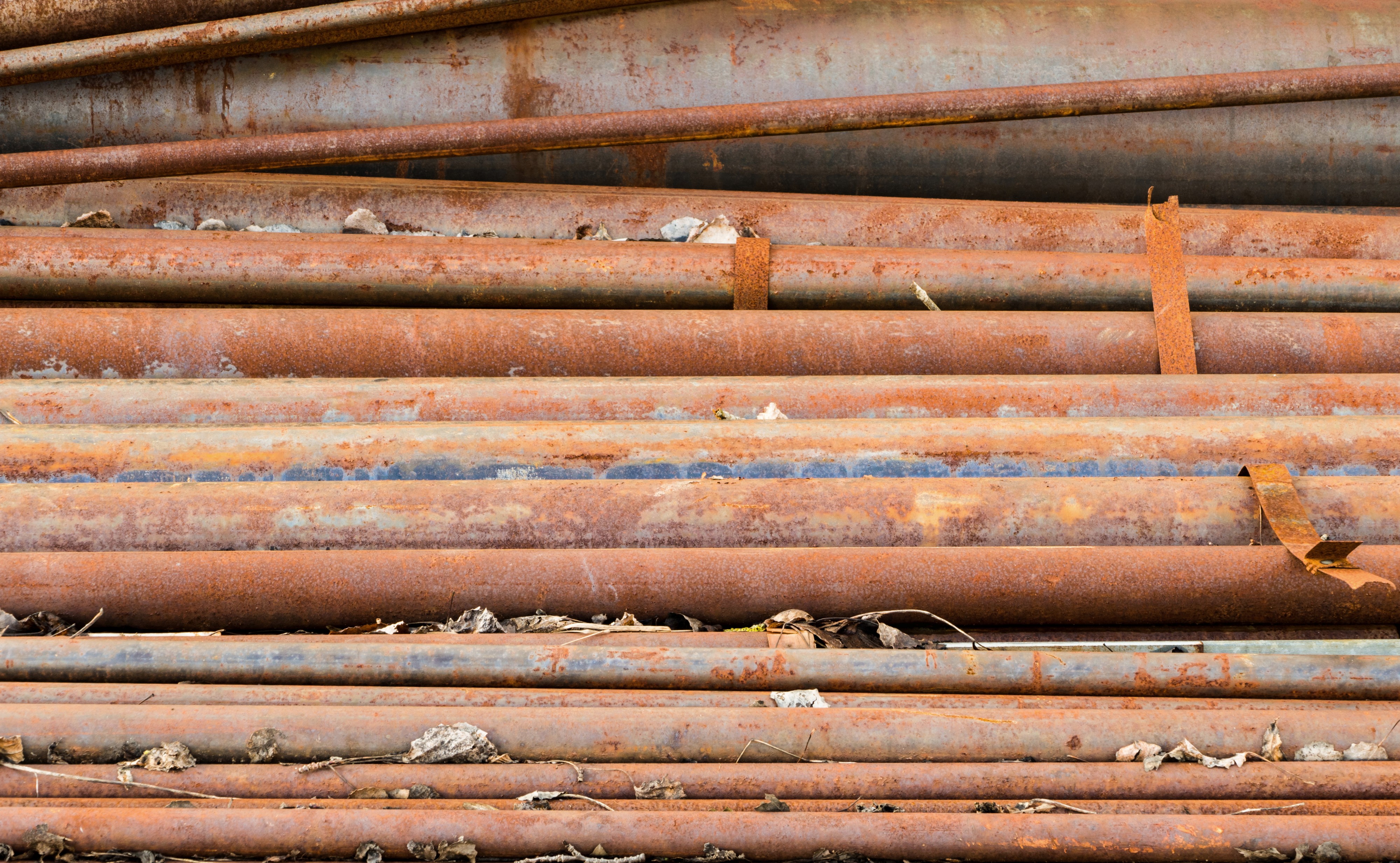 Assortment of rusty pipes 1