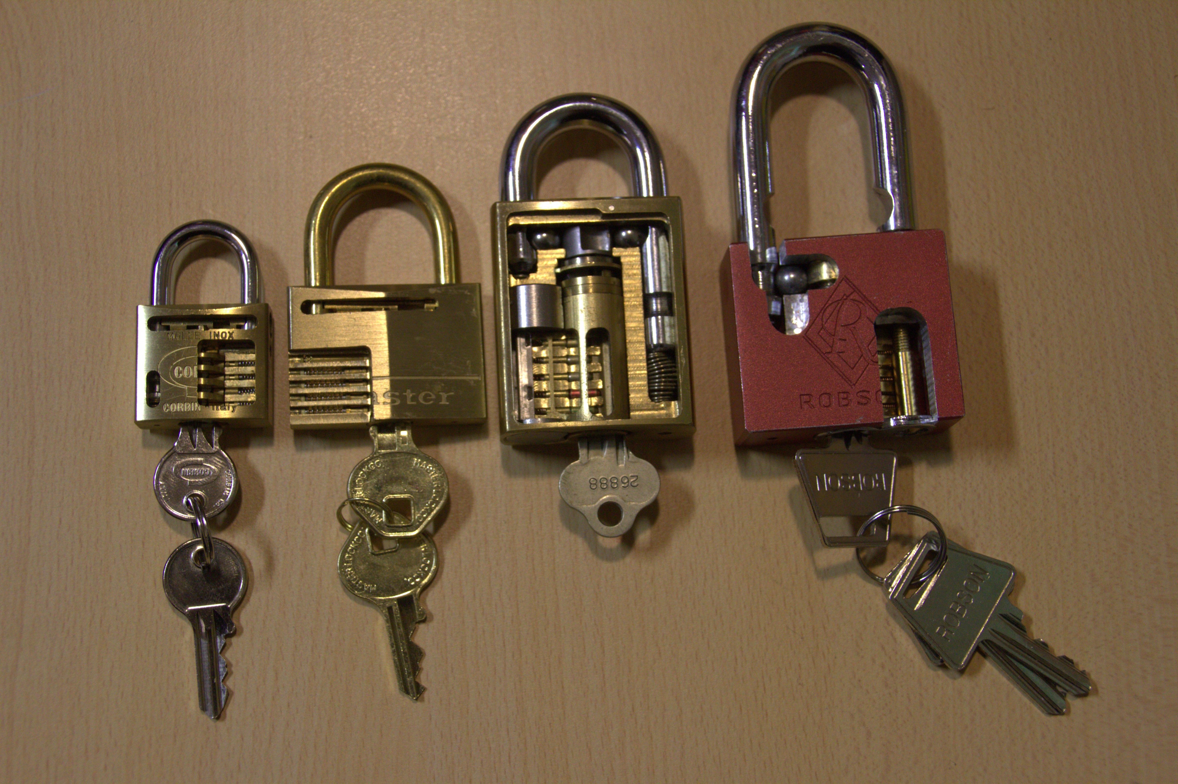 Cutaway Padlocks