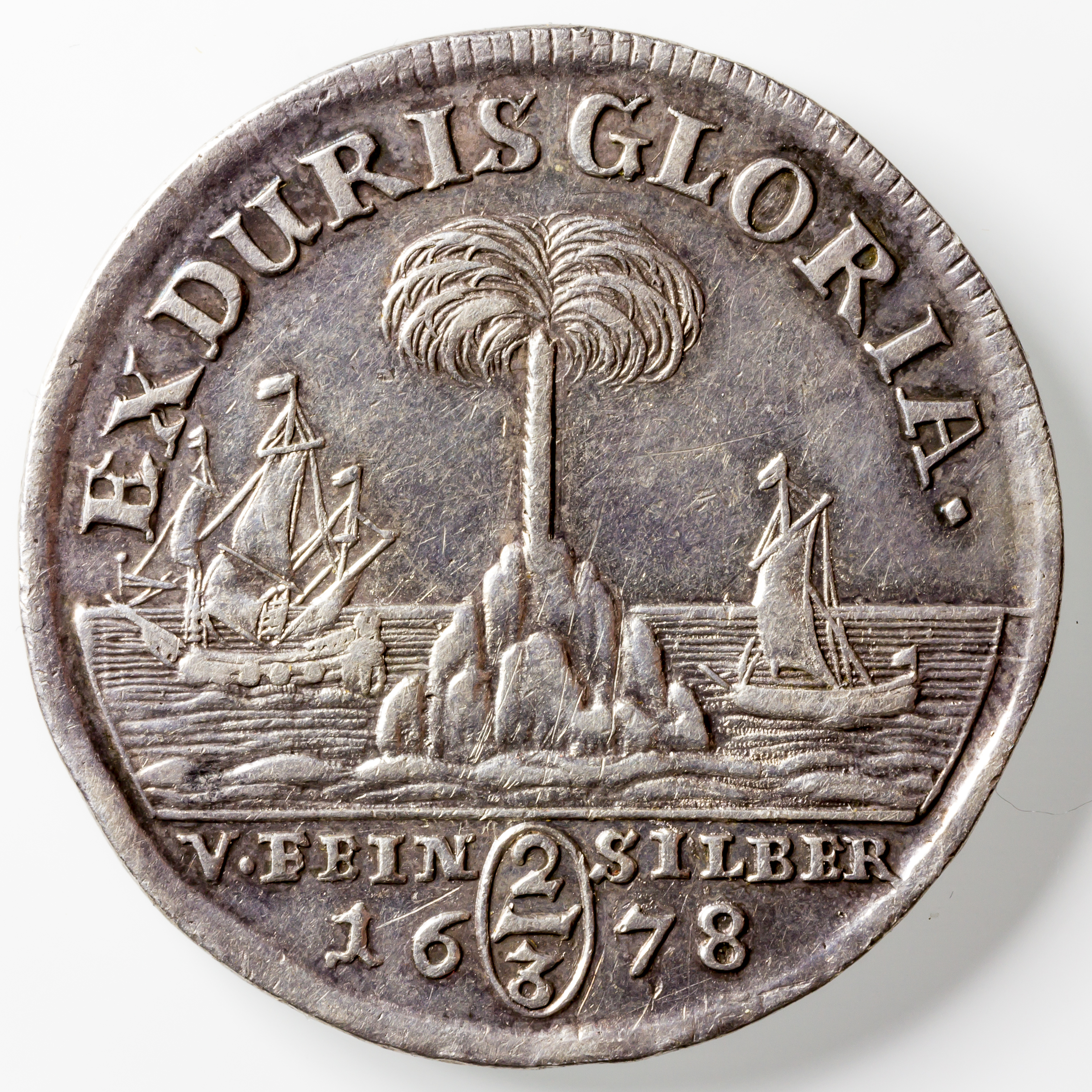2-3 Thaler 1678 Johann Friedrich(Rs)-2747