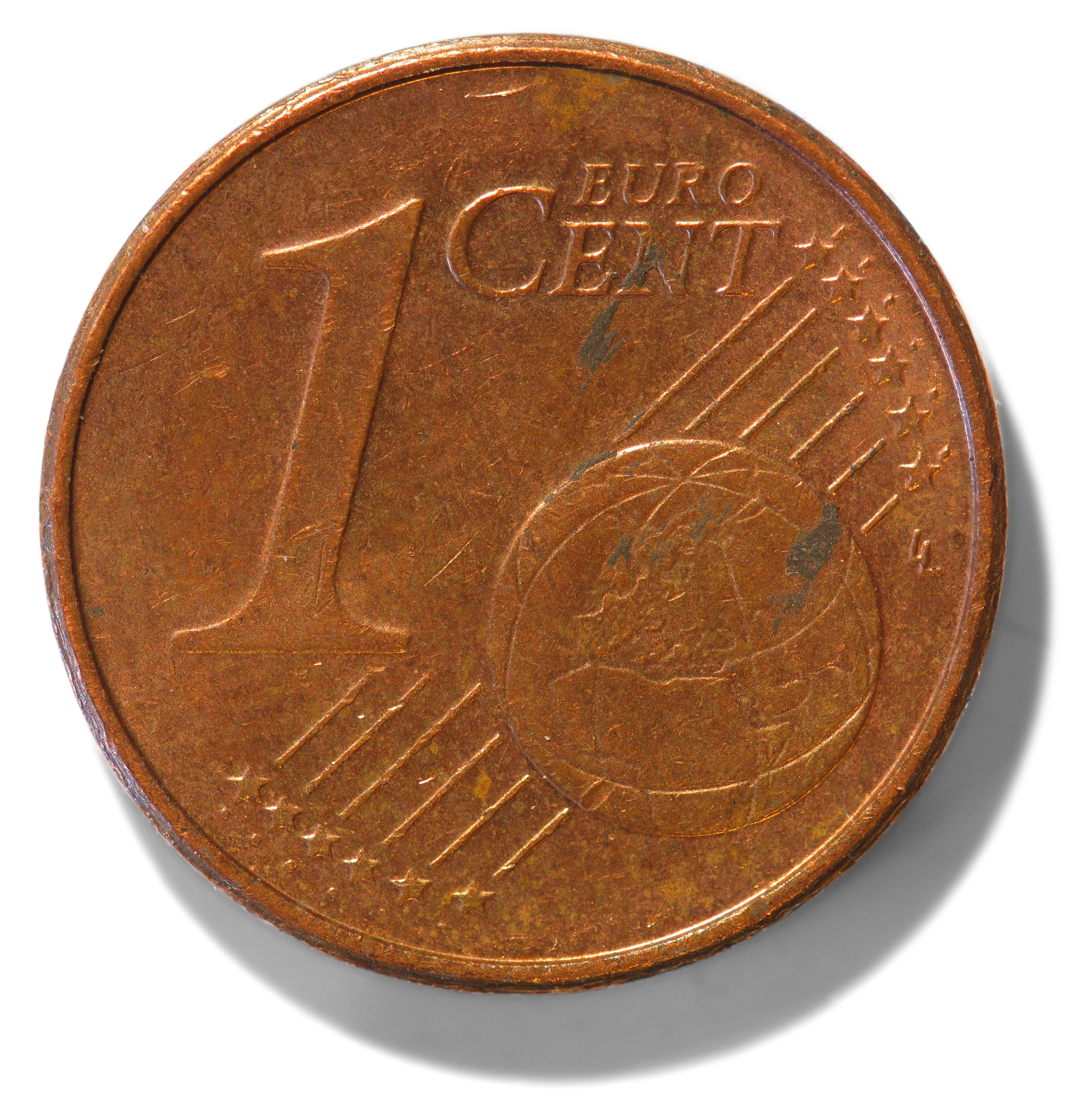 2002-issue Euro cent obverse