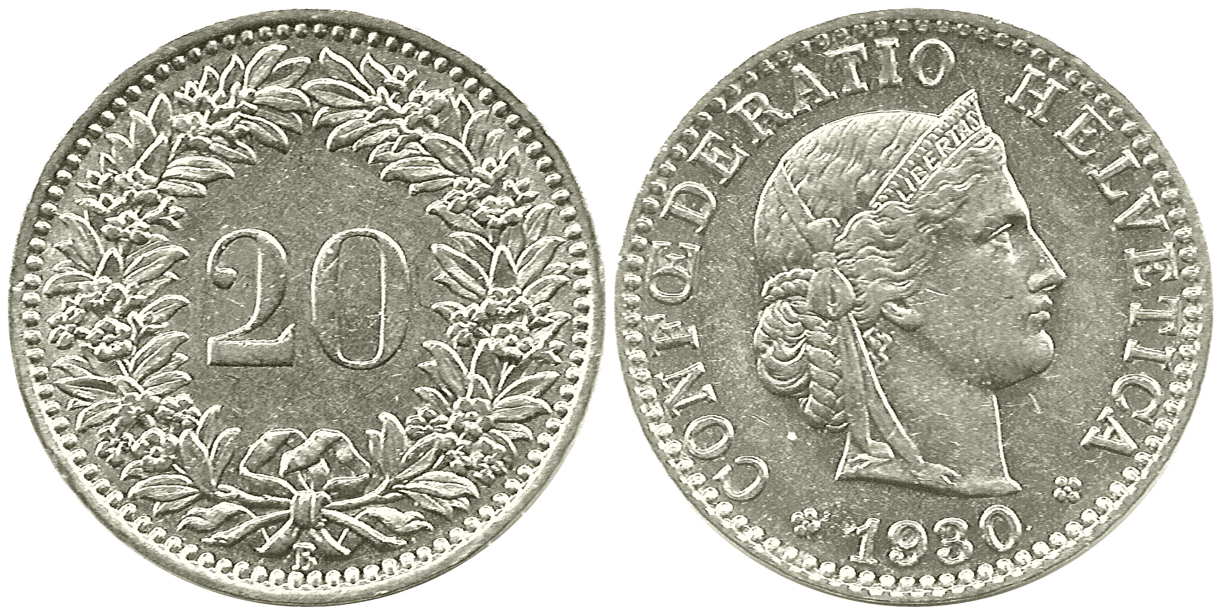 20 Cent 1930 Ni