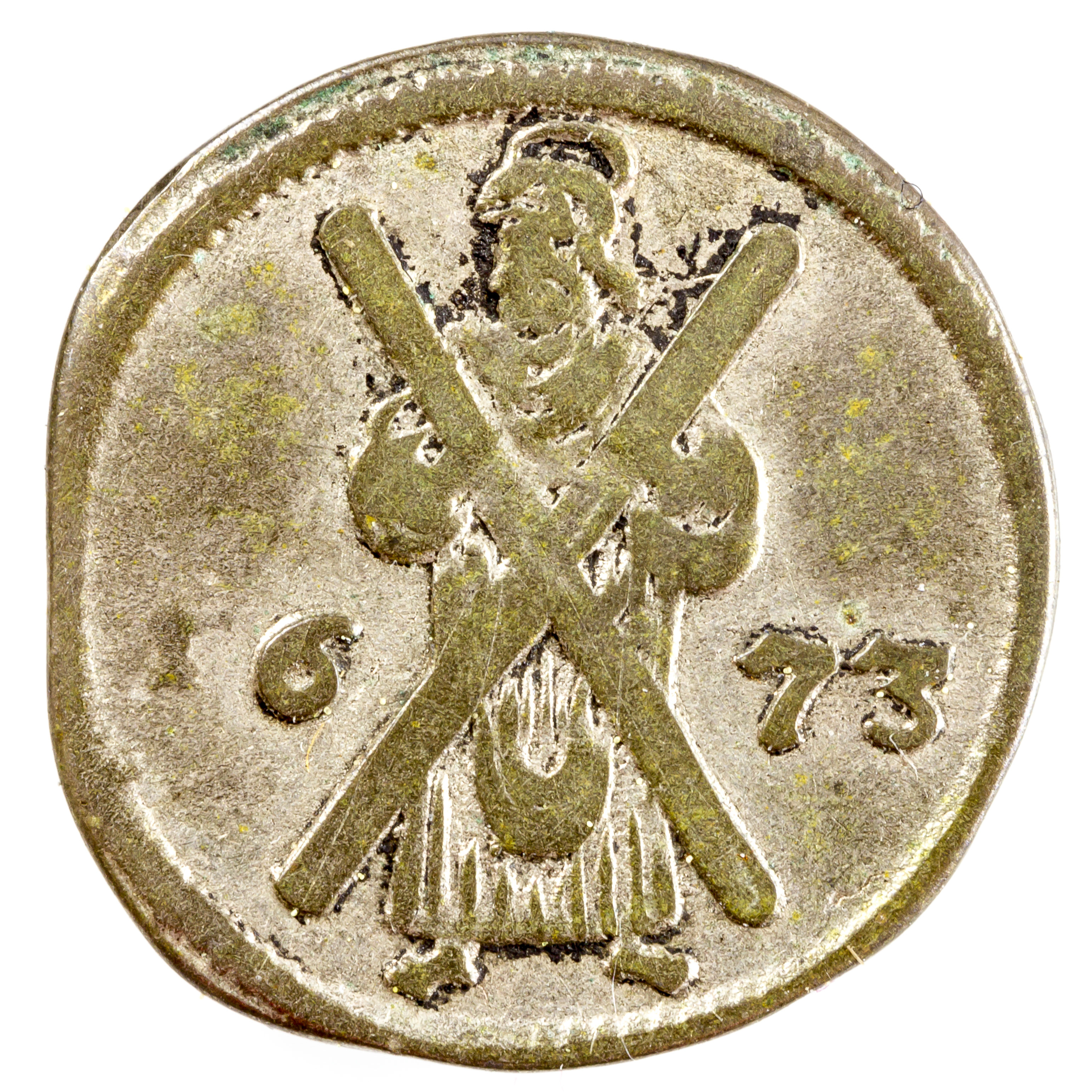 3 Pfenning 1673 Johann Friedrich(Vs)-1114