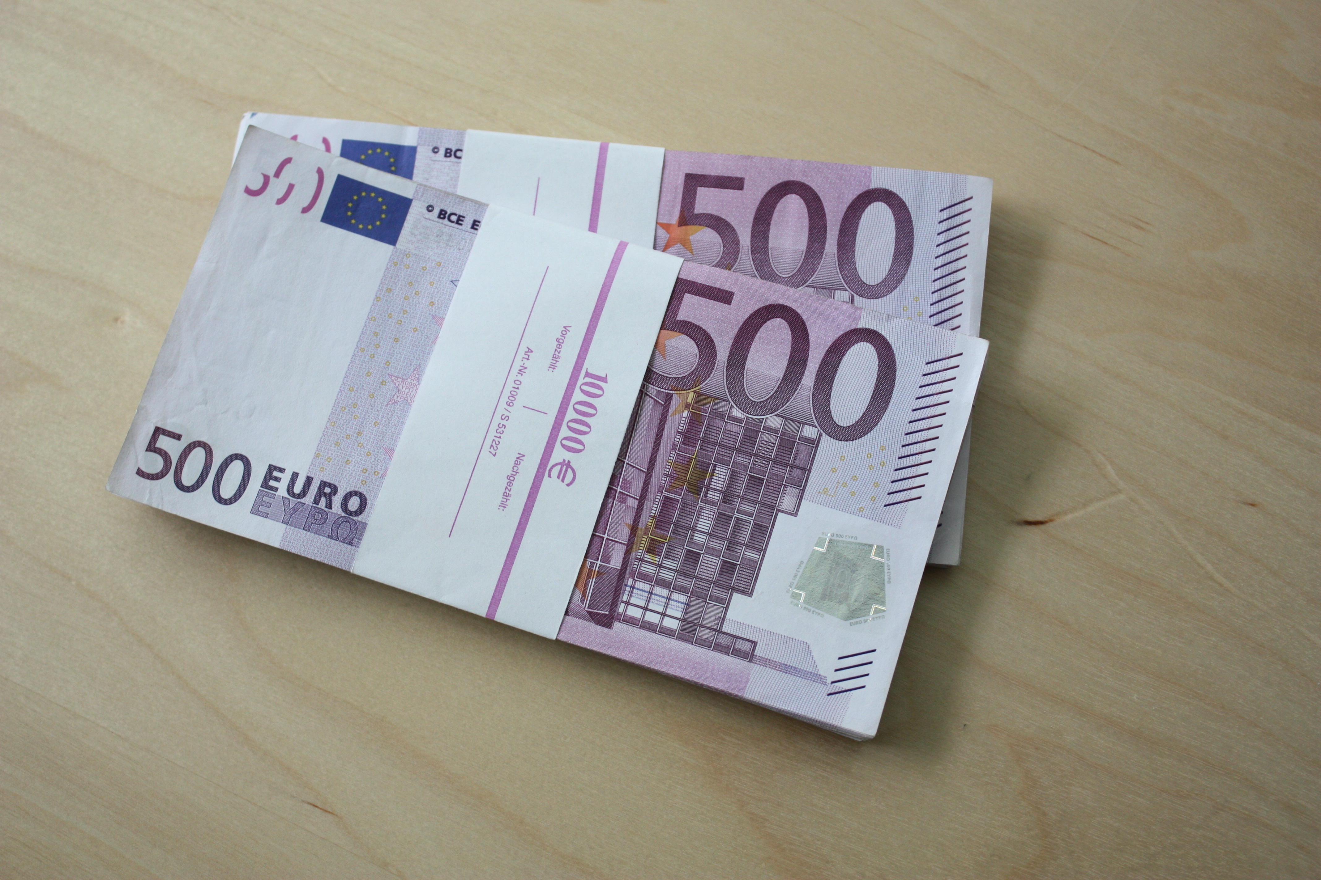 500 Euro Scheine 20000 Euro a