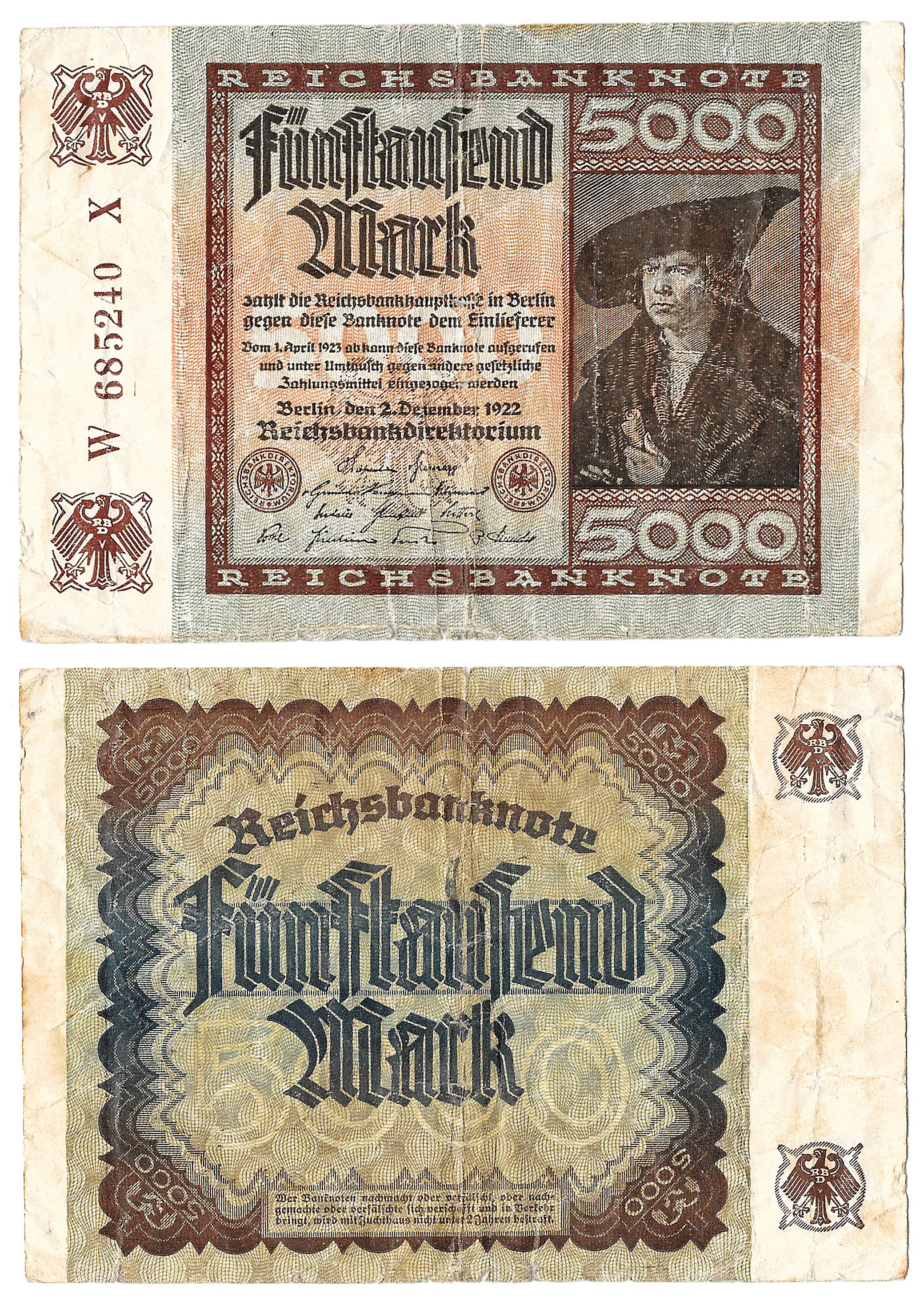 Billet de 5000 mark