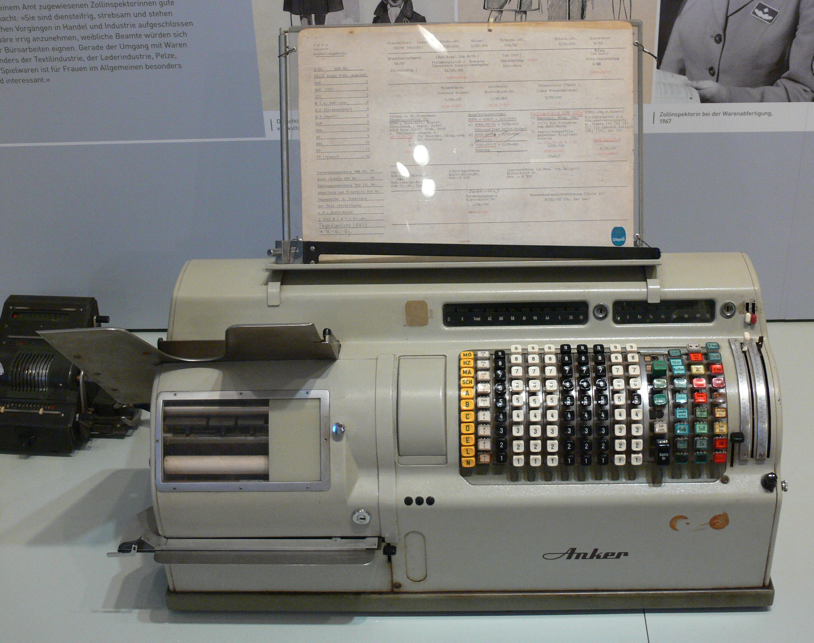 Buchungsautomat Anker BN 800 DZM