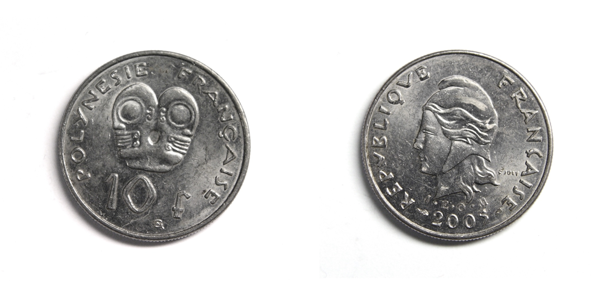 Coin 10 XPF French Polynesia