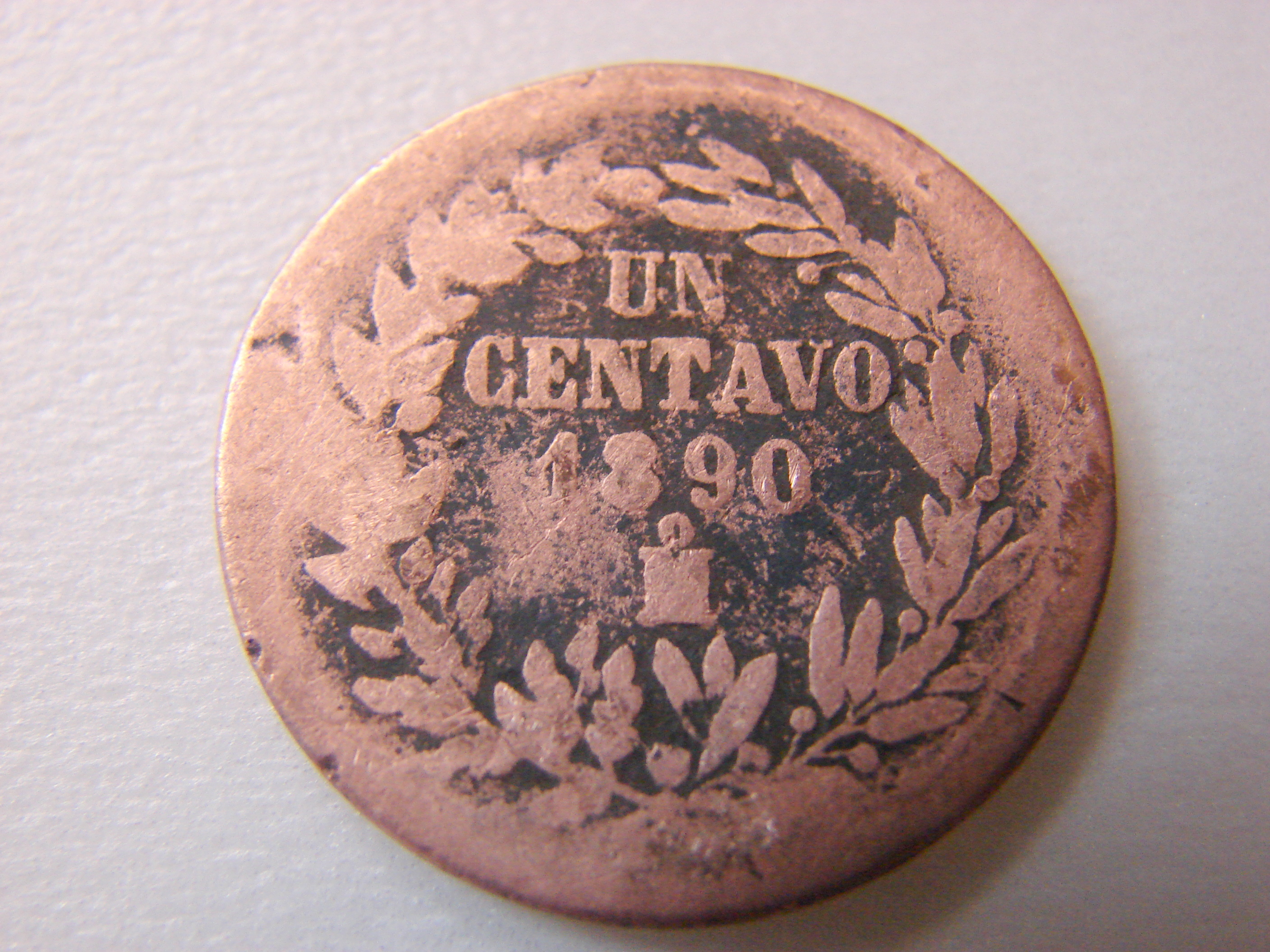 One Cent 1890 anverse