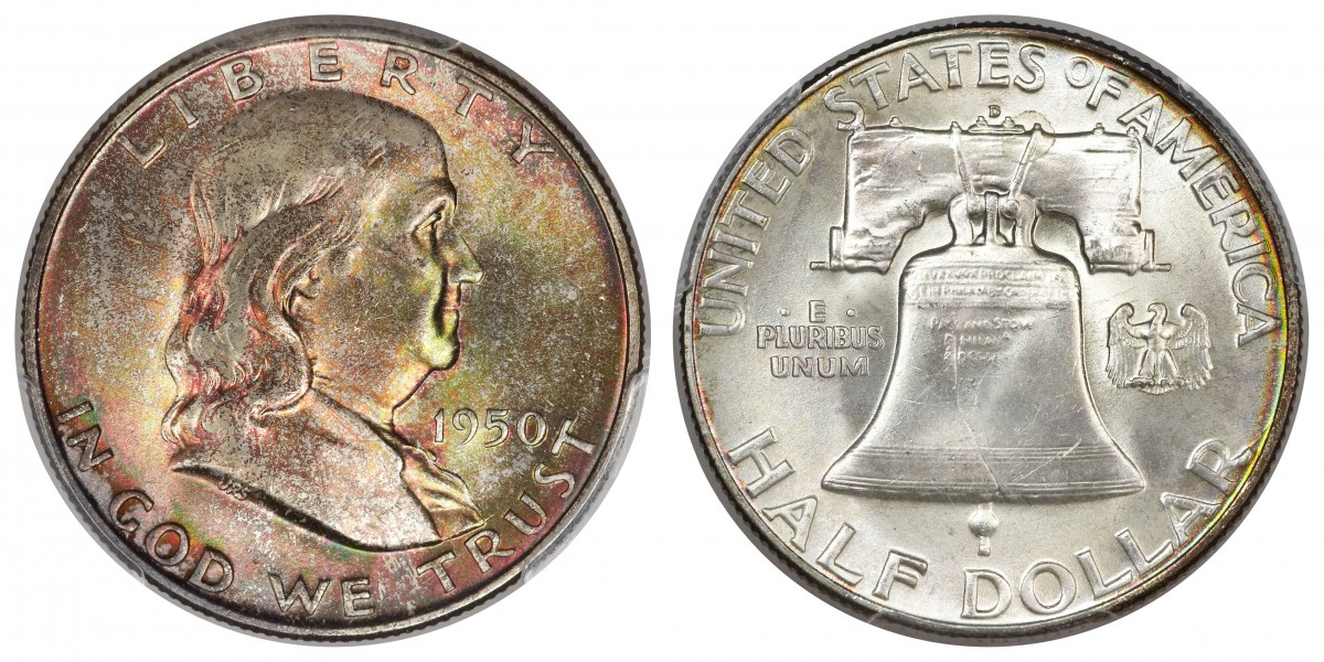1950-D 50C (Full Bell Lines)