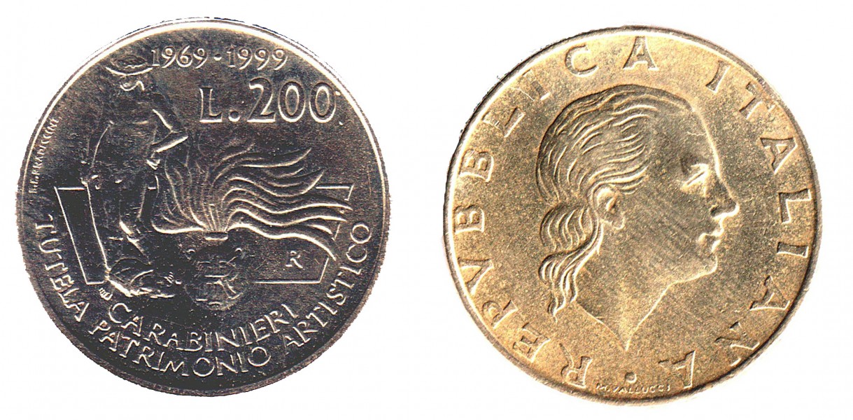 200 lire patrimonio