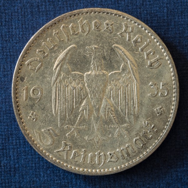 5 Reichsmark 1935 Ganisonskirche b