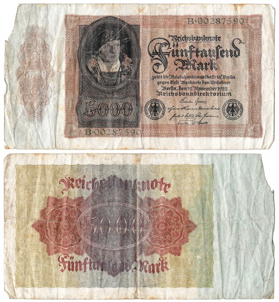 Billet de 5000 mark (2)
