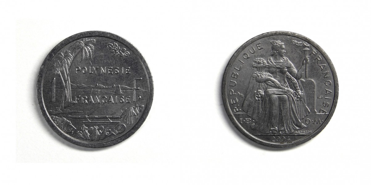 Coin 1 XPF French Polynesia