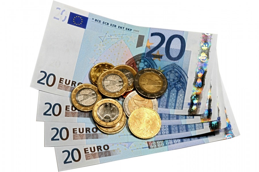 Euro banknotes and coins2