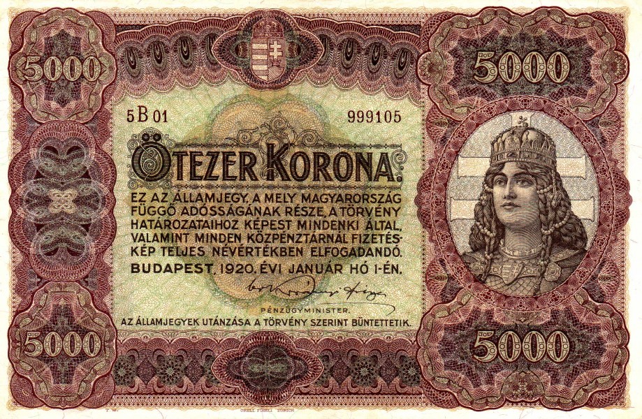 HUK 5000 1920 obverse