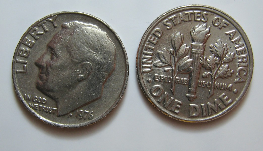 One dime 1976