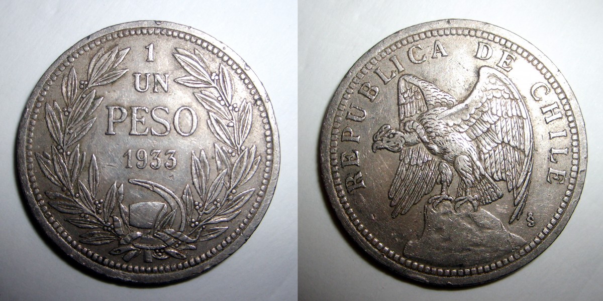 Peso Chileno 1933