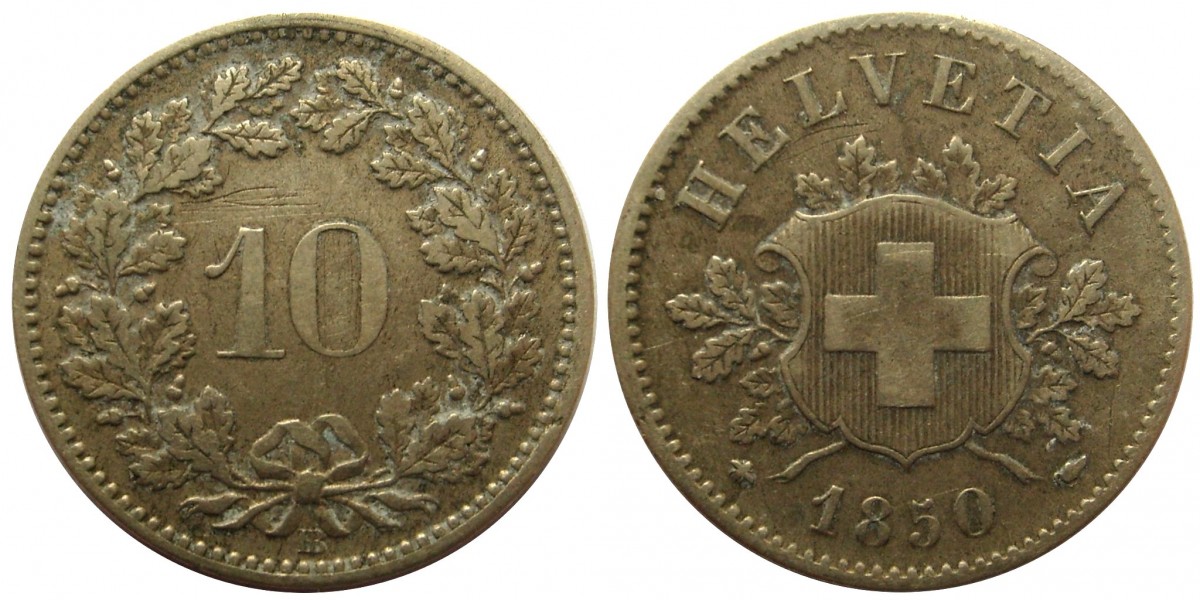 Switzerland10cts1850BB