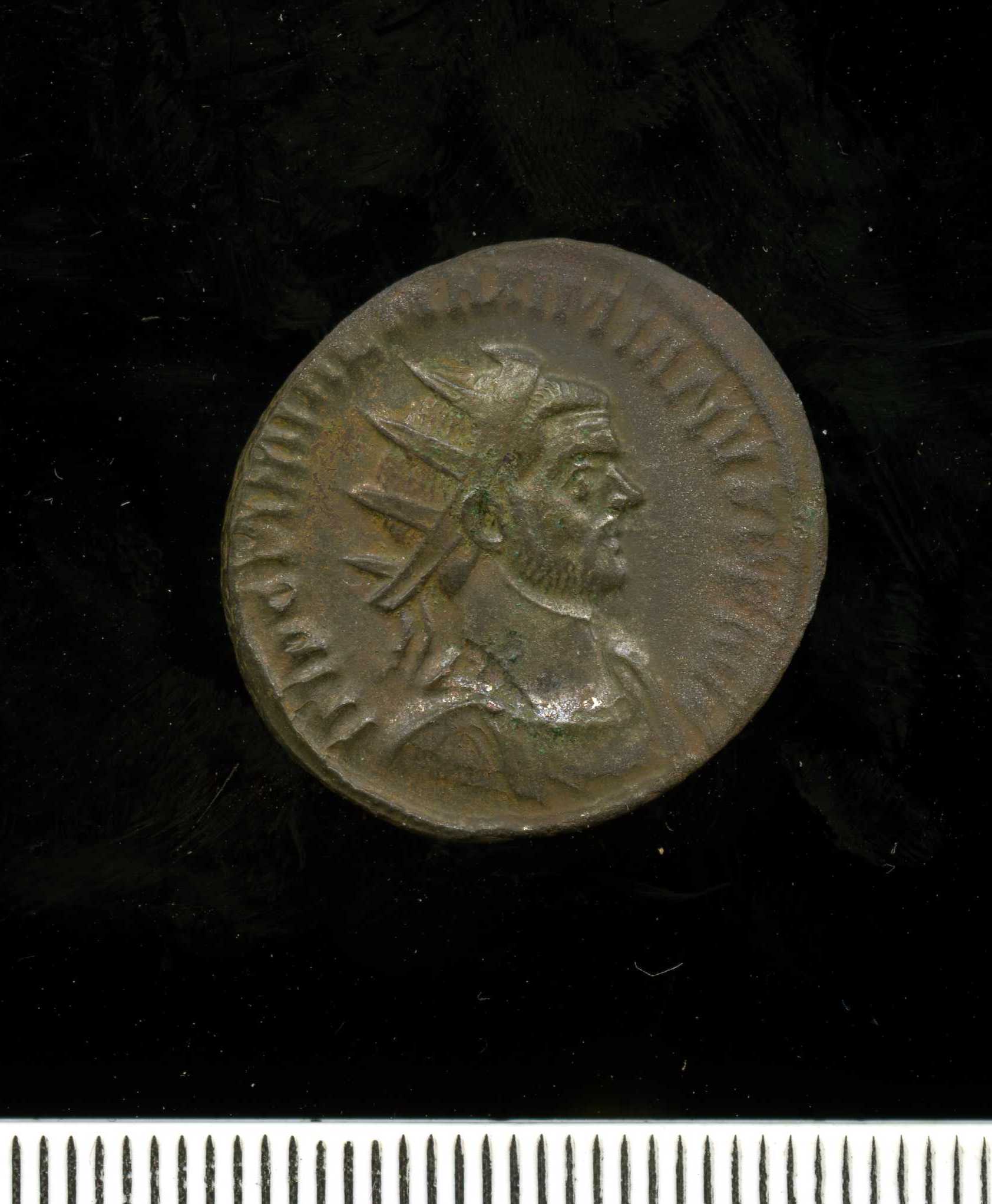 Silver washed radiate of Diocletian 284-305 (11 2) Obverse