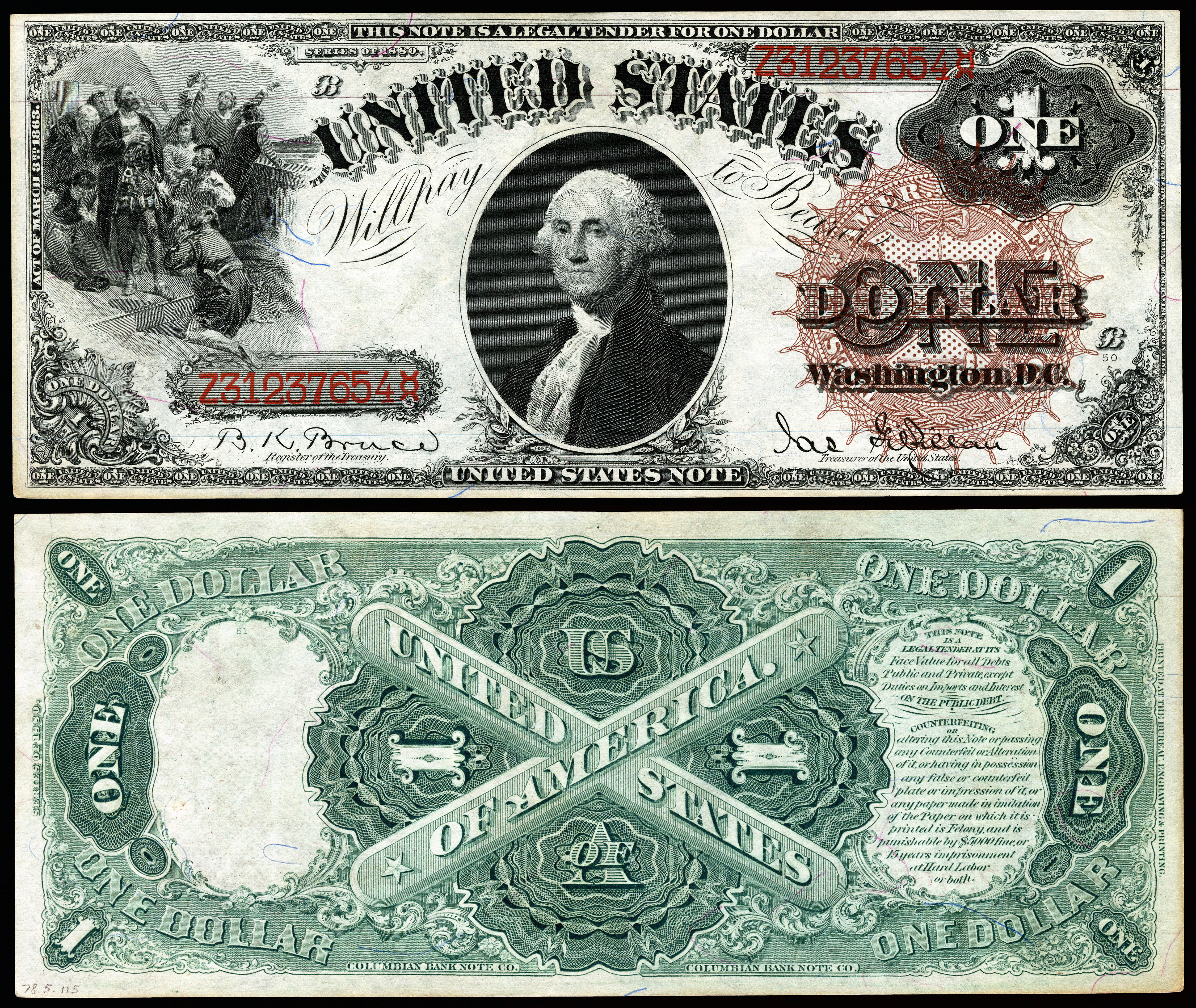 US-$1-LT-1880-Fr-29