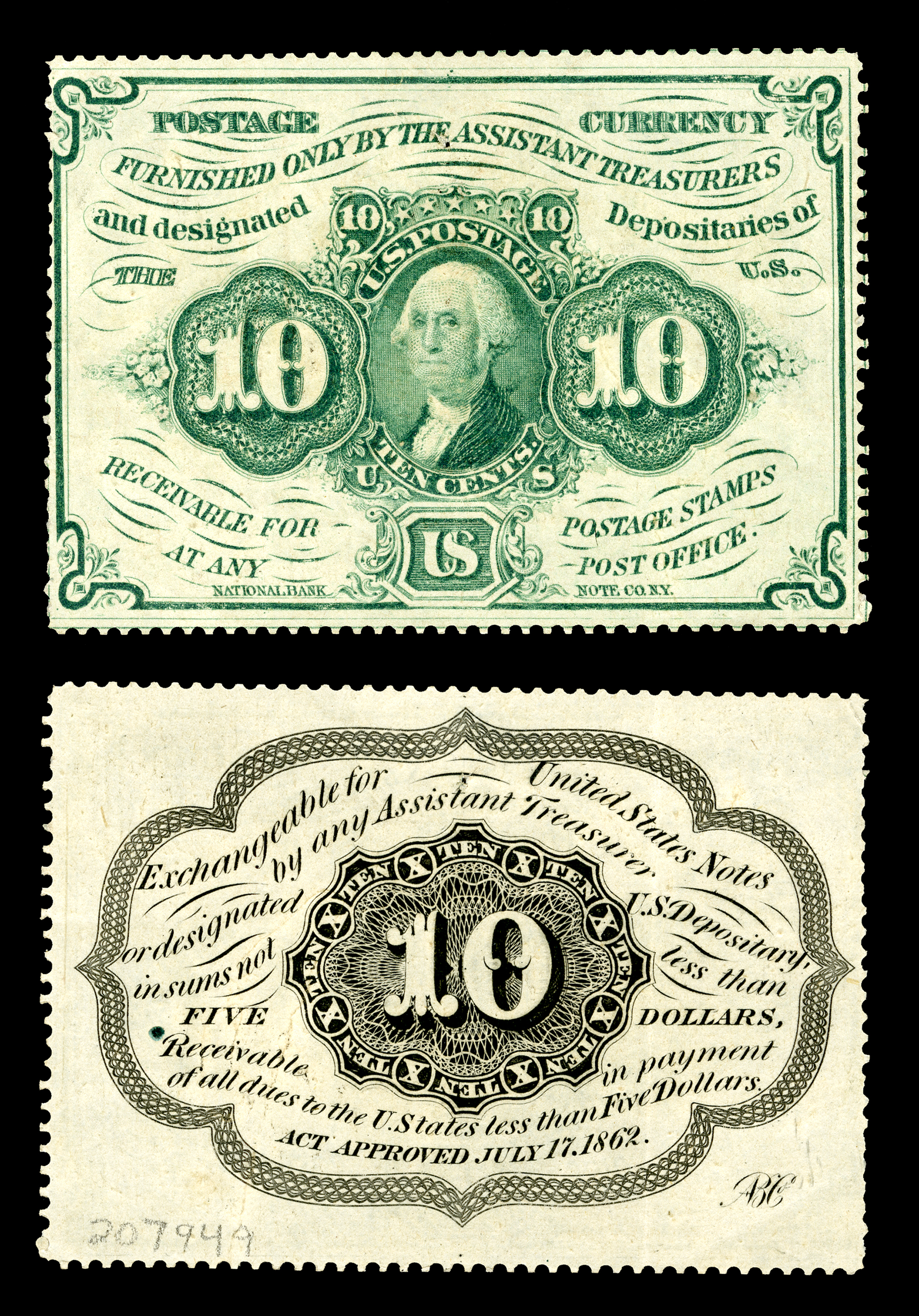 US-Fractional (1st Issue)-$0.10-Fr.1240