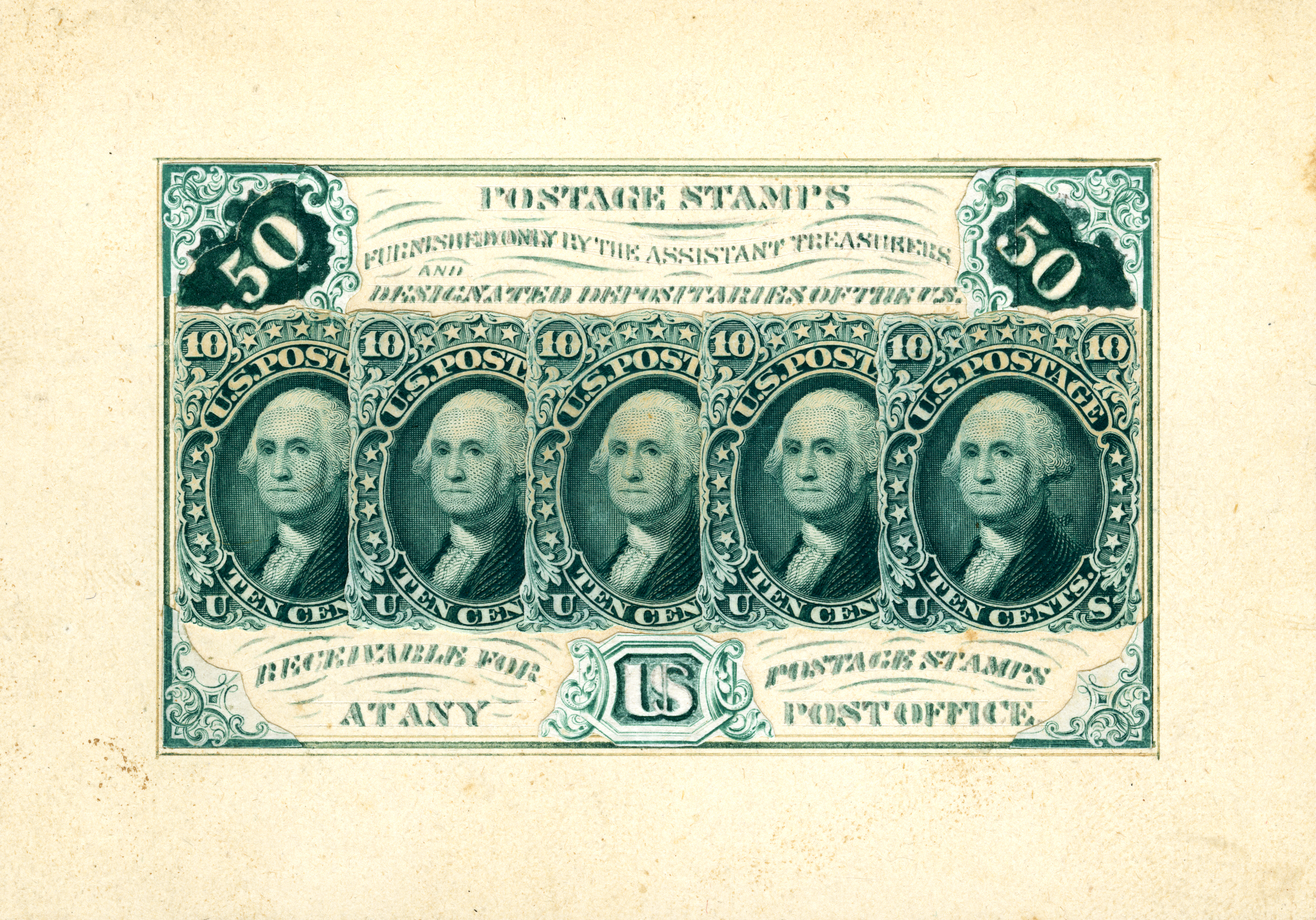 US-Fractional (1st Issue)-$0.50-Model