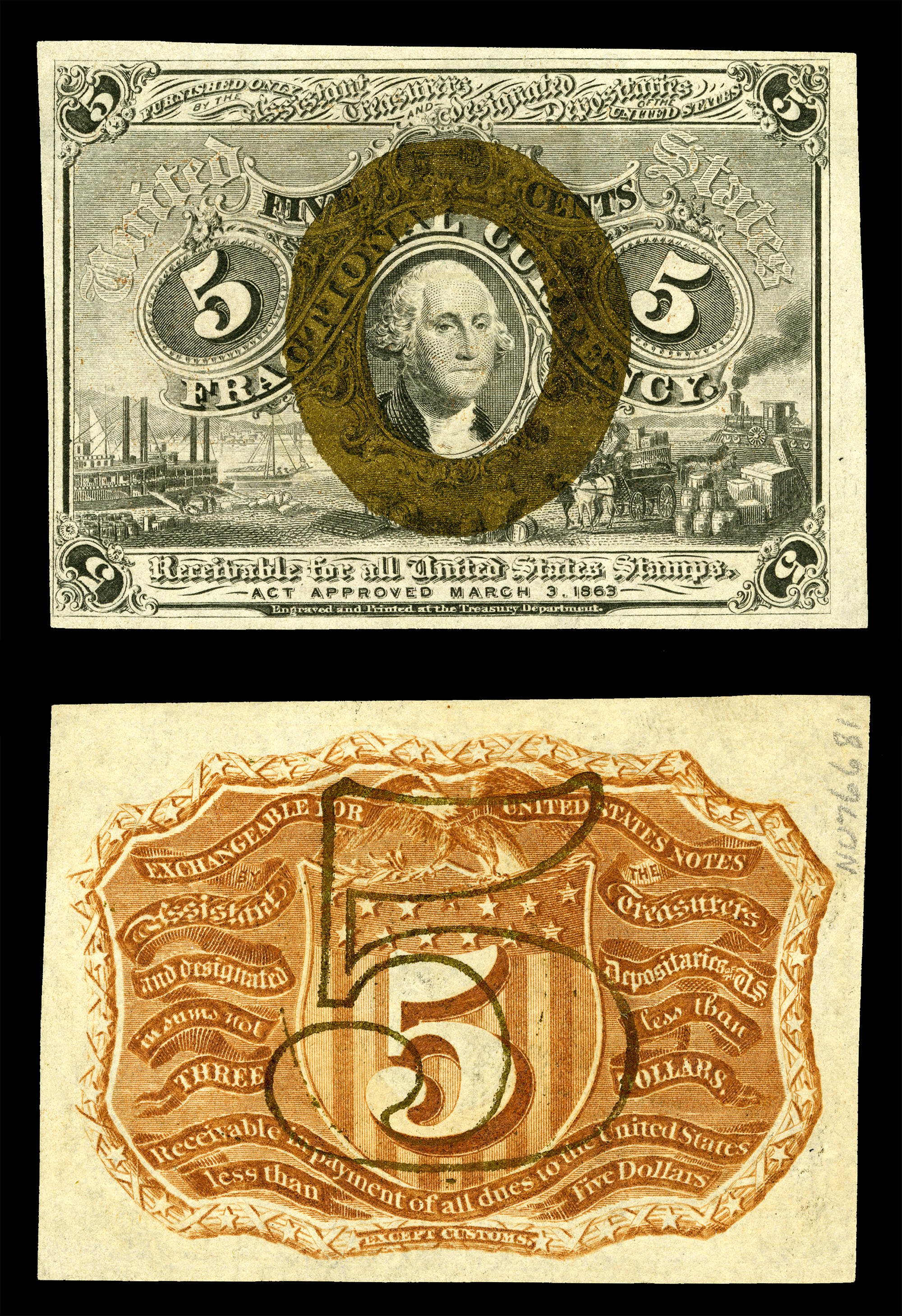 US-Fractional (2nd Issue)-$0.05-Fr.1232