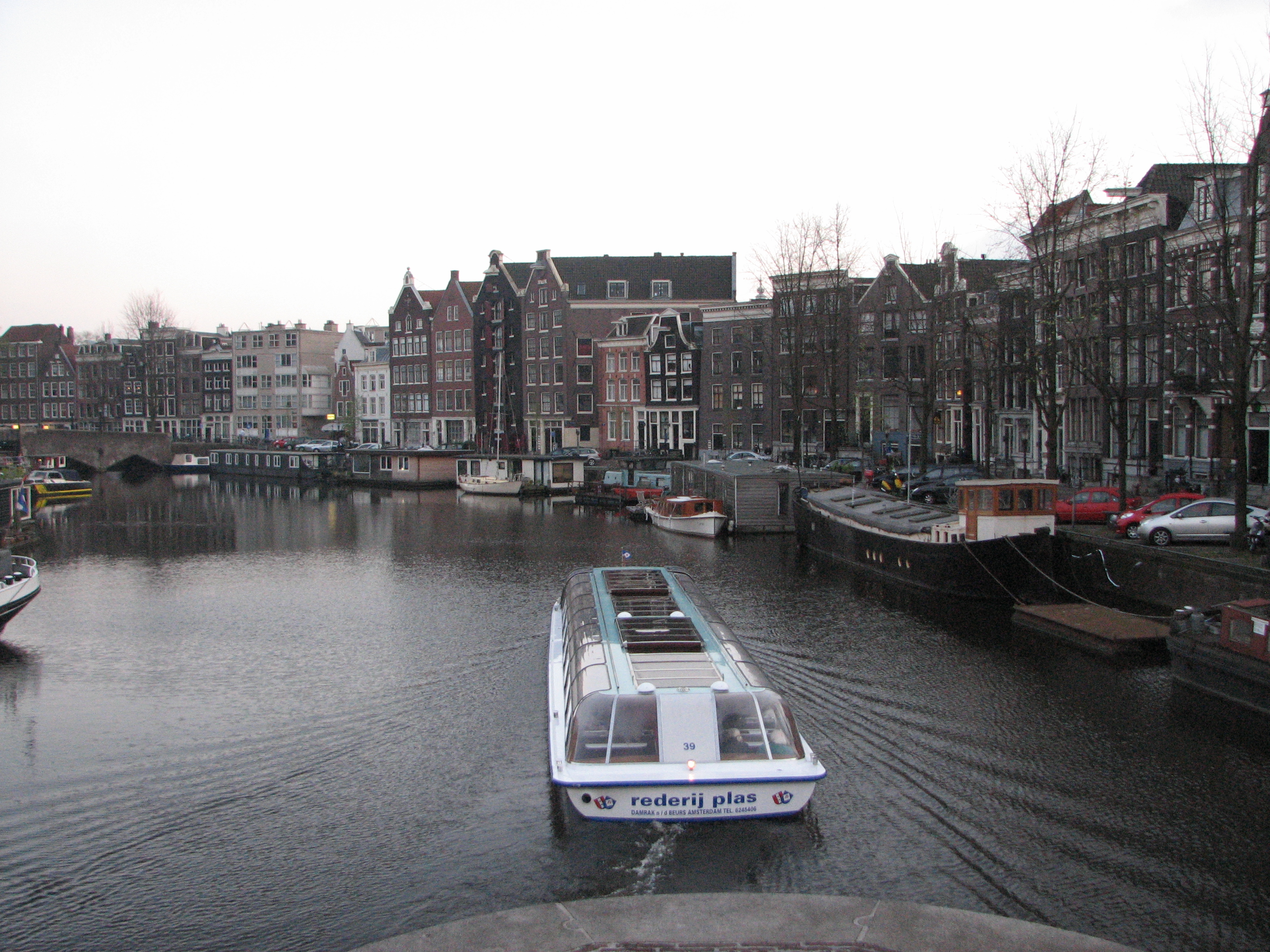 Amsterdam city downtown, The Netherlands, April 2012.