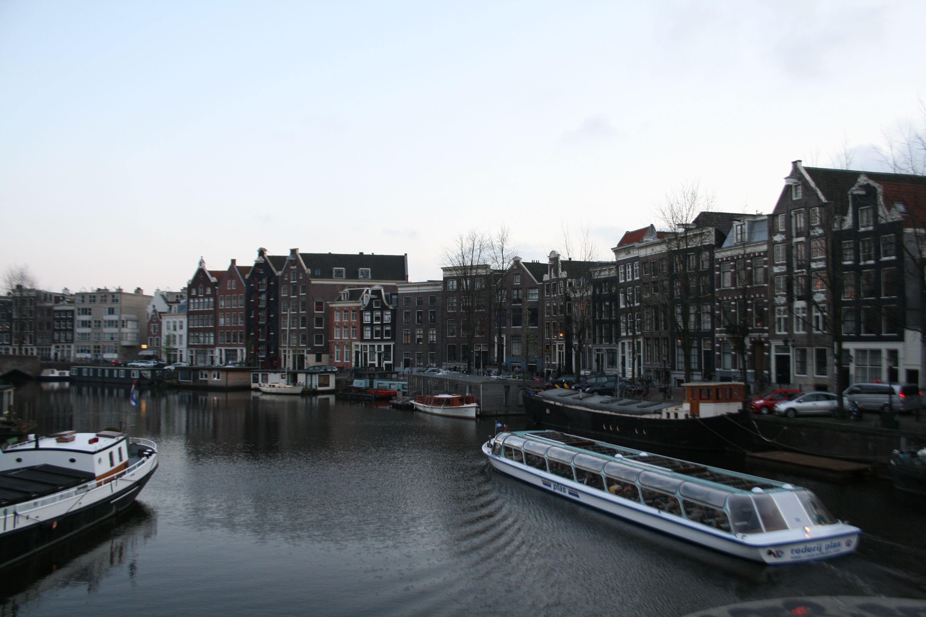 Amsterdam city downtown, The Netherlands, April 2012.