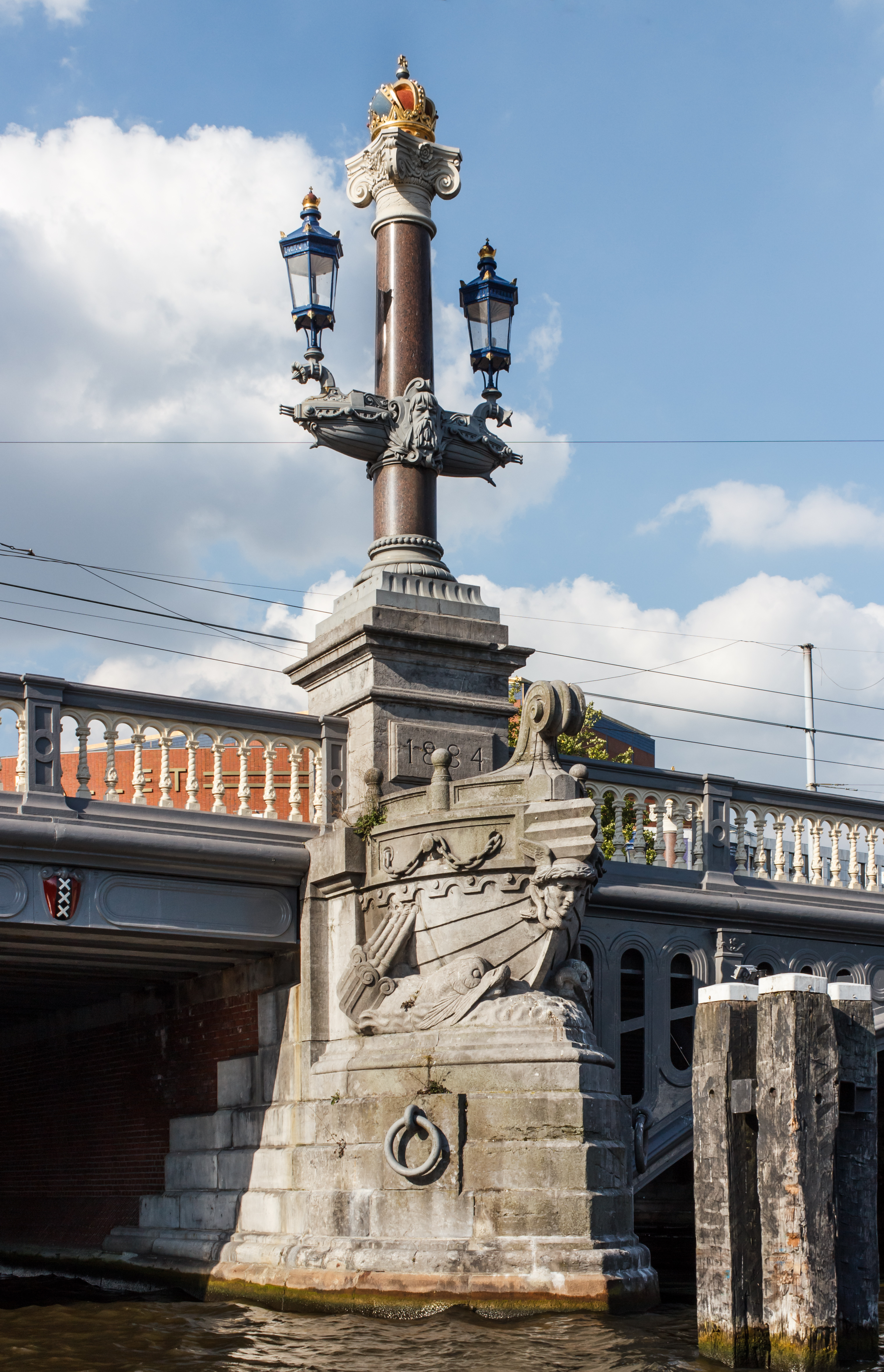 Column Blauwbrug Amstel 2016-09-12-6584