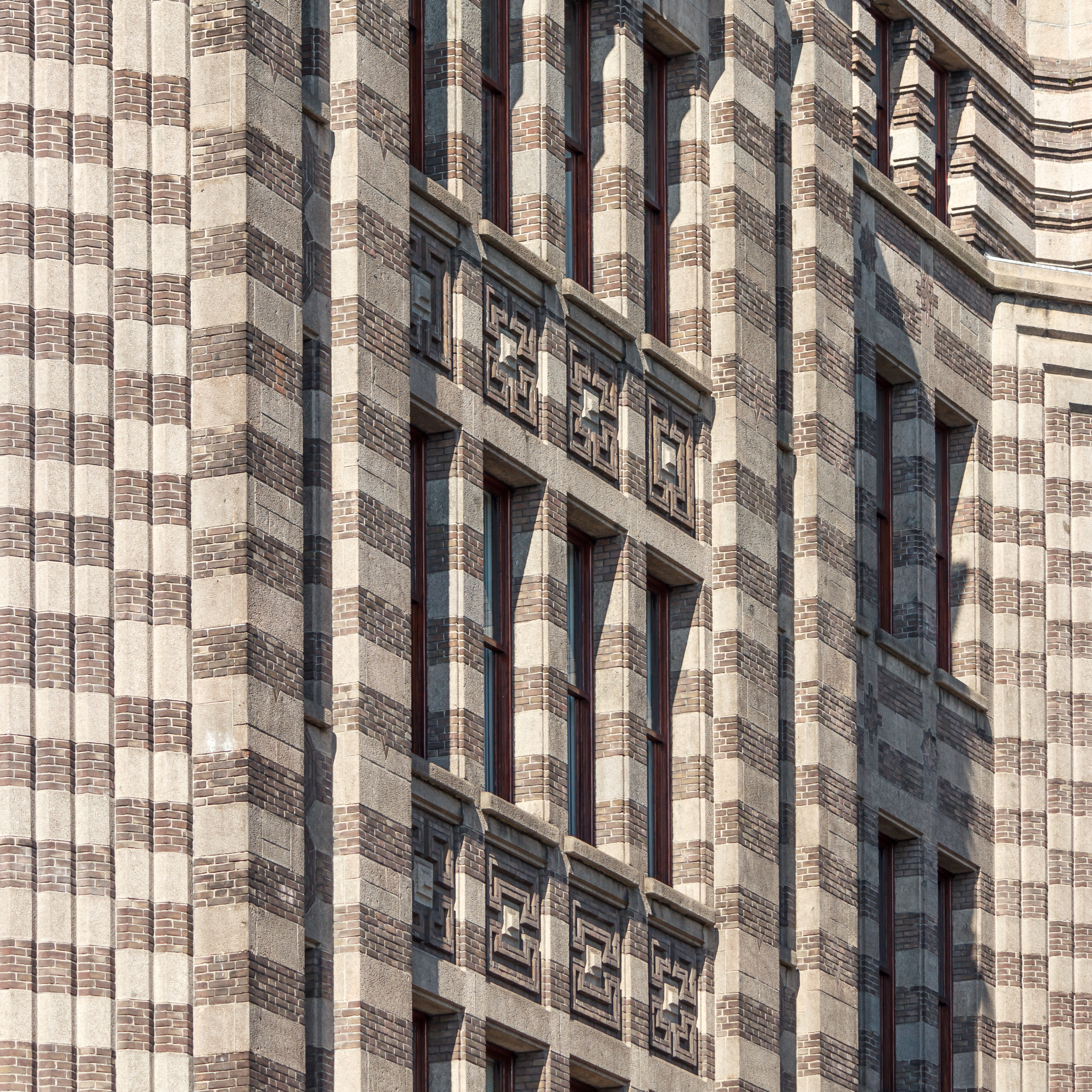 De Bazel facade texture Vijzelstraat Amsterdam 2016-09-13-6630