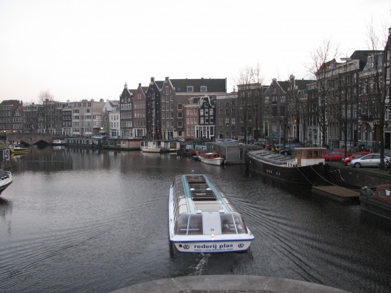 Amsterdam city downtown, The Netherlands, April 2012.