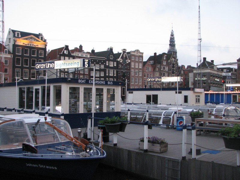 Amsterdam city downtown, The Netherlands, April 2012.