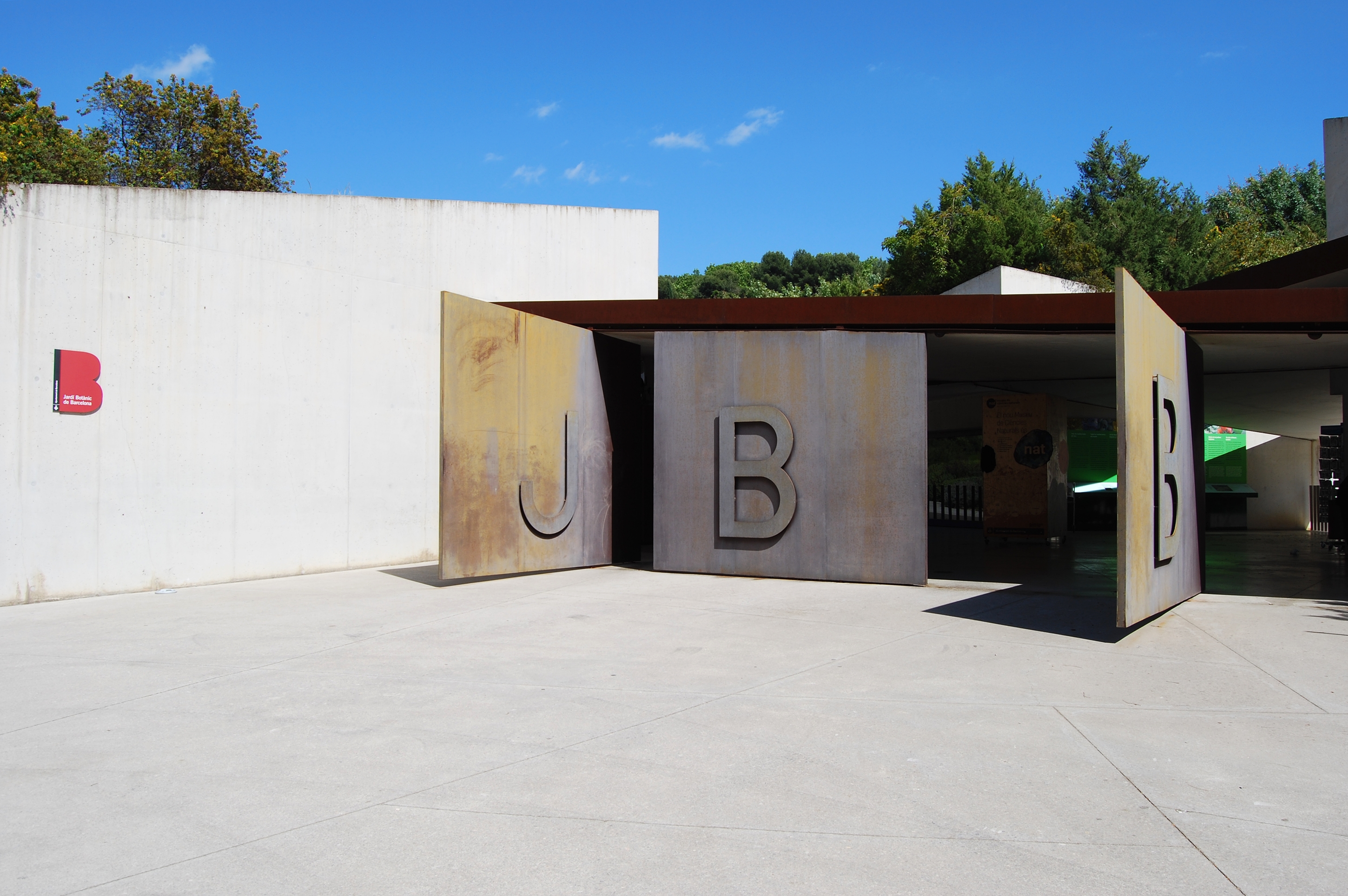 Eingang Jardí Botànic de Barcelona 2013