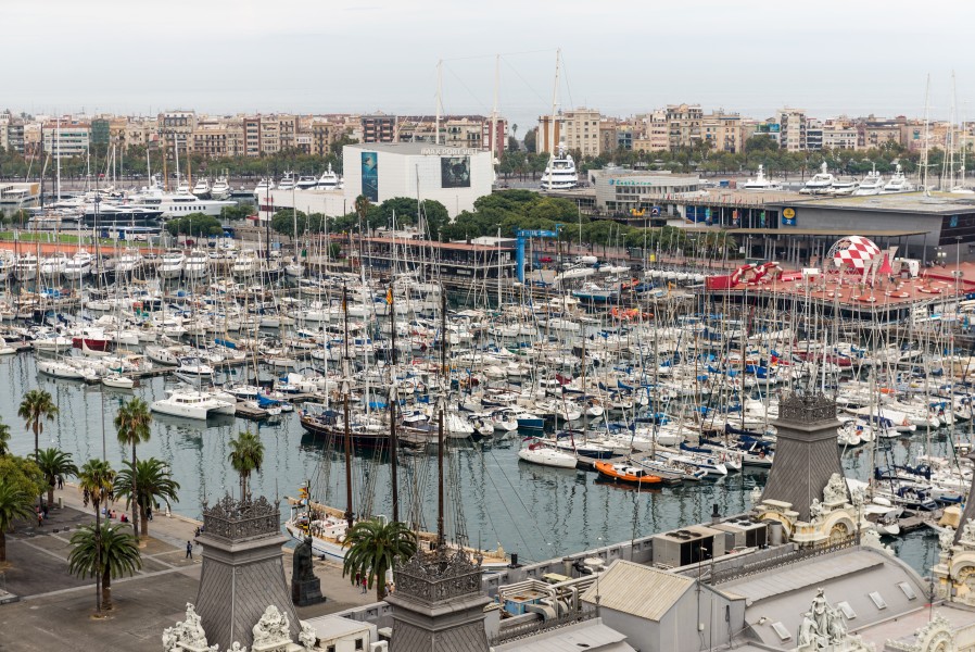 15-10-27-Vista des de l'estàtua de Colom a Barcelona-WMA 2782