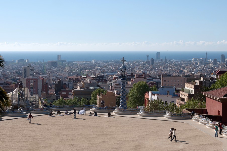 Barcelona parc Güell la placa 2013 04