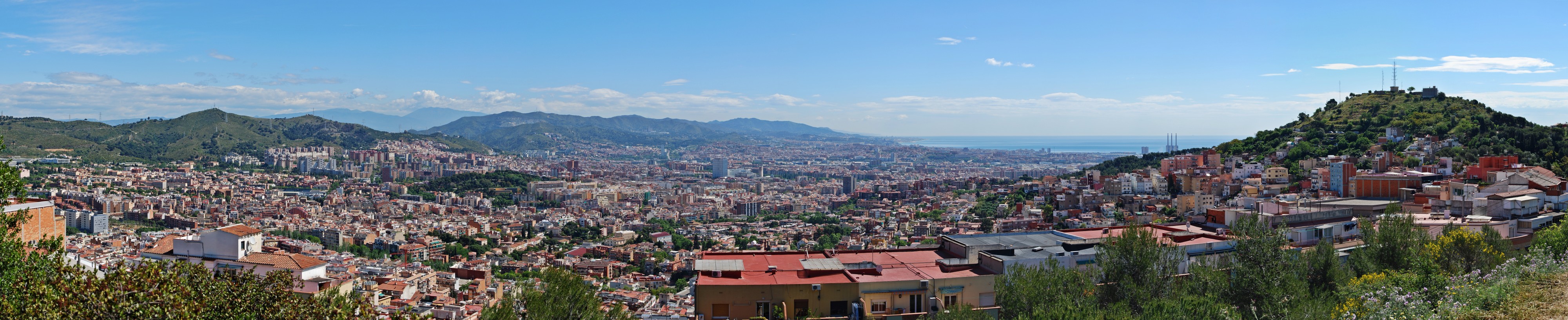 Barcelona Panorama Mai 2013