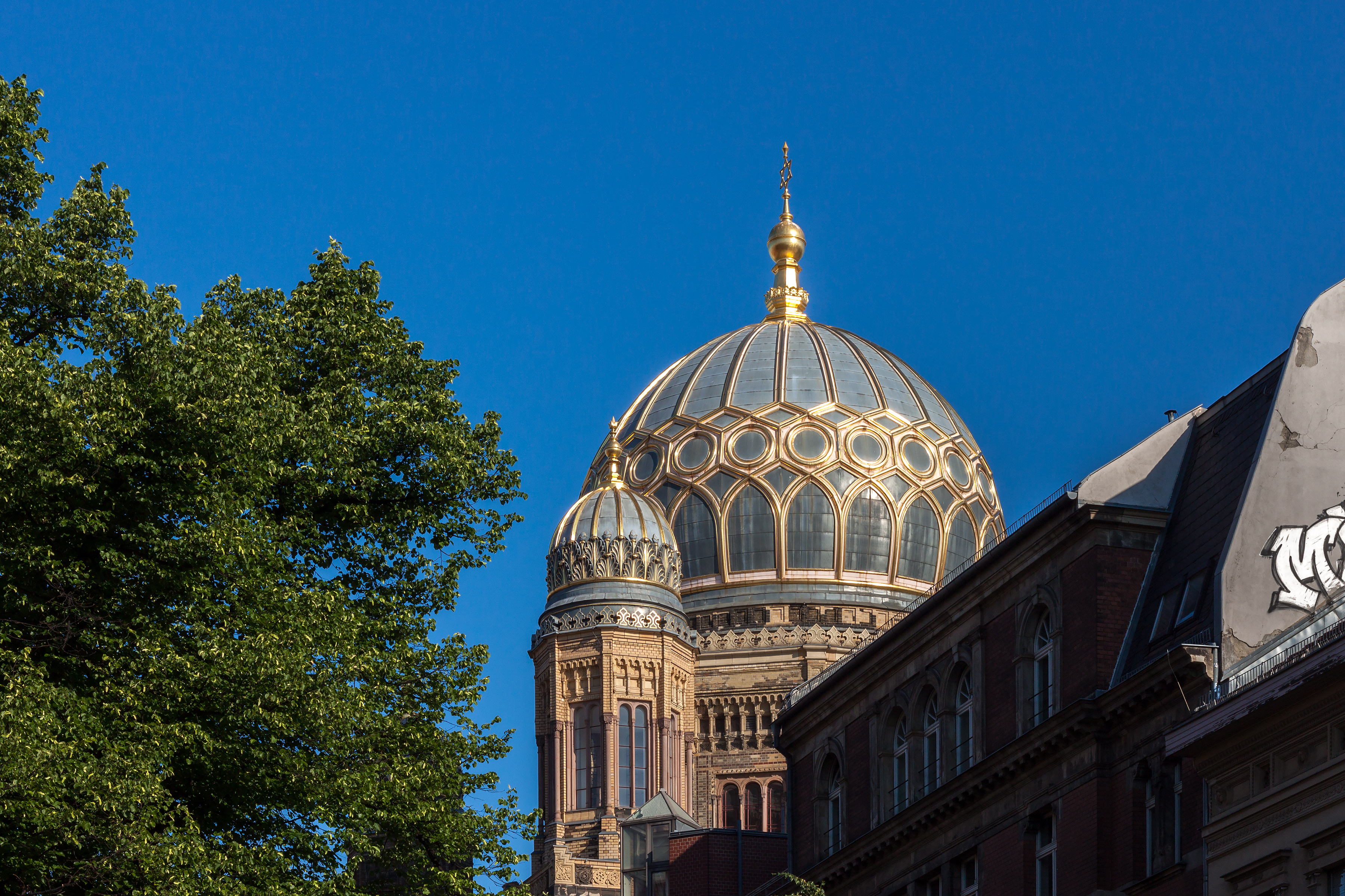 Neue Synagoge (Berlin), Kuppel, 140525, ako