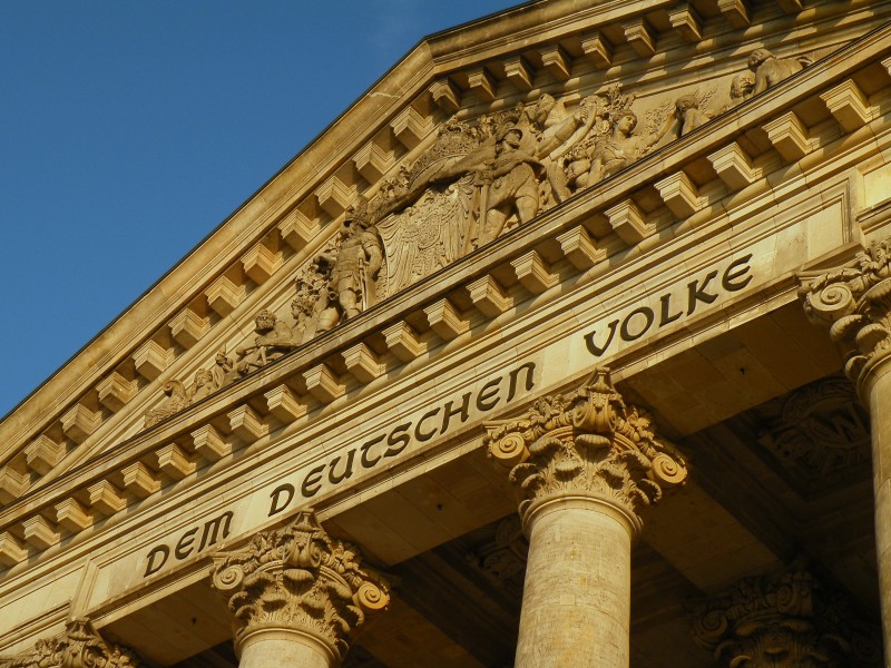 Dem Deutschen Volke Reichstag