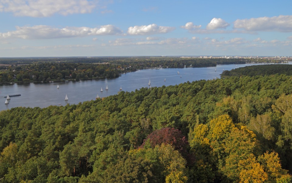 Grunewald Tower Havel view Sep12