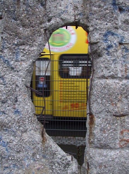 Window in Berlin Wall