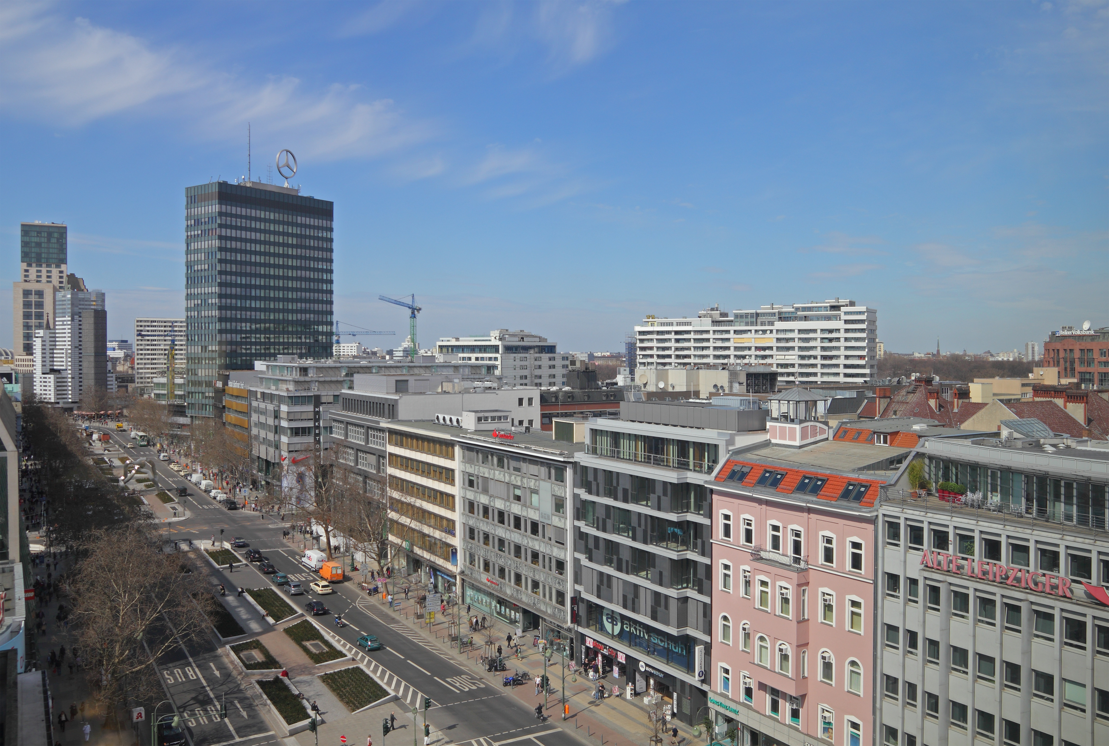 Tauentzienstr from KaDeWe