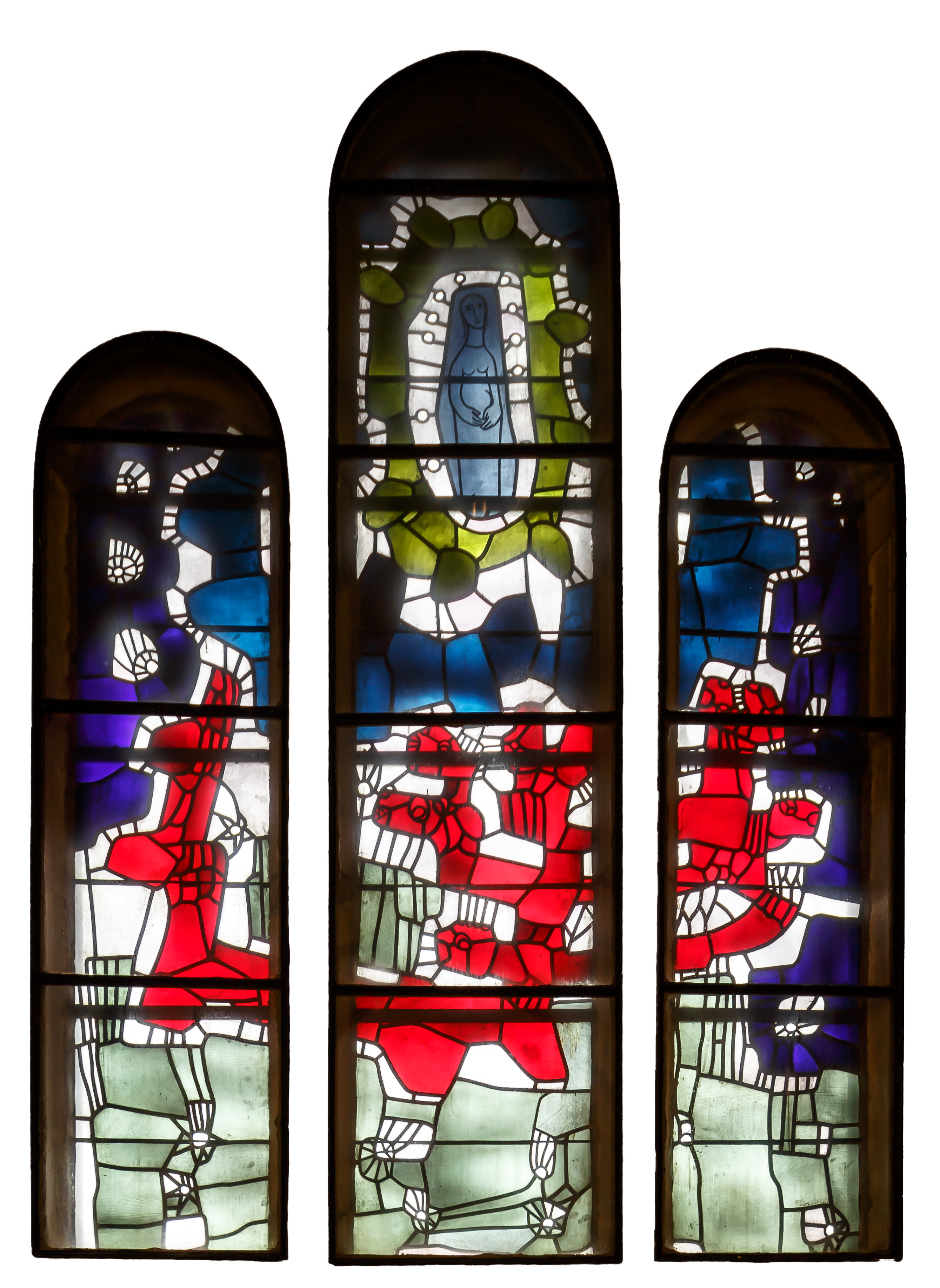 Cologne Germany Stained-glass-in-St-Vitalis-Müngersdorf-01
