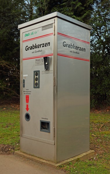 Grabkerzenautomat Suedfriedhof Koeln