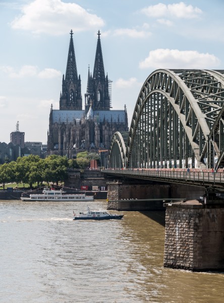 Köln, Hohenzollernbrücke -- 2014 -- 1874