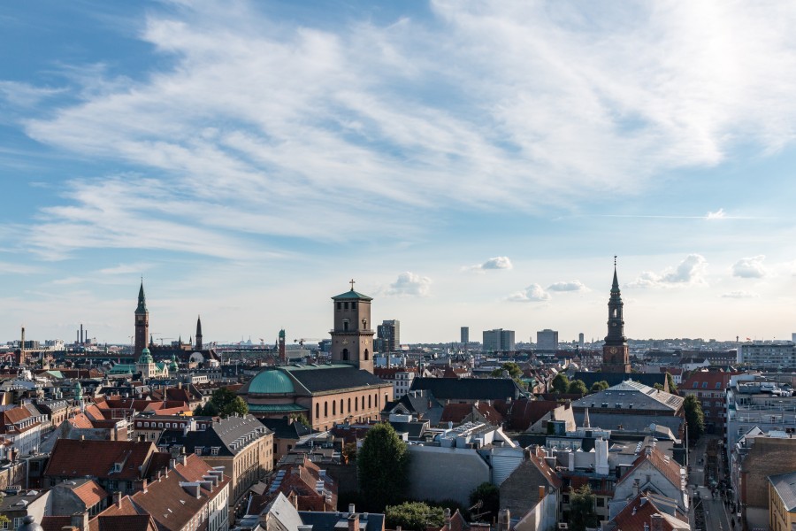 Kopenhagen (DK), Blick vom Runden Turm -- 2017 -- 1619
