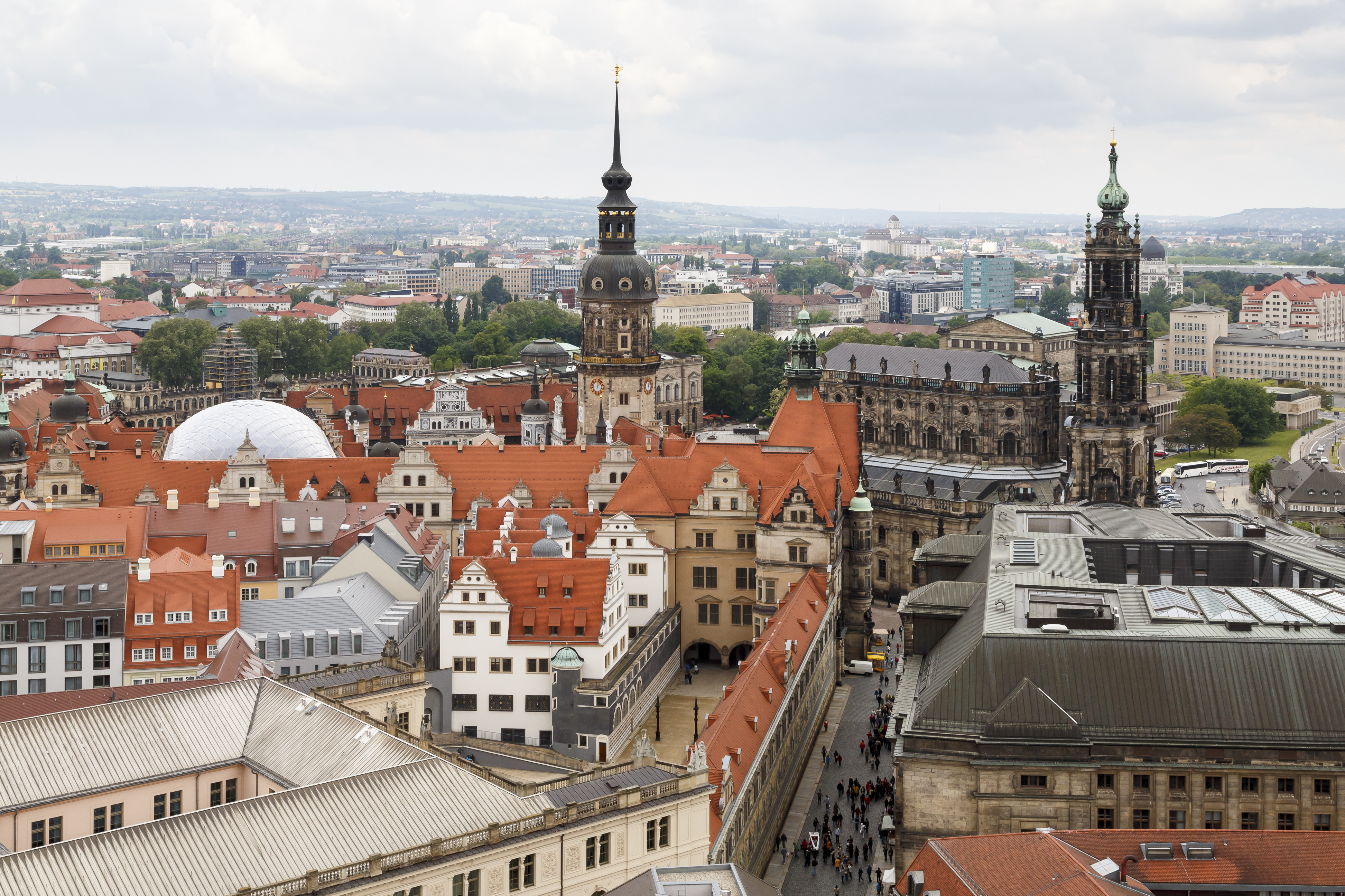 Dresden Germany City-views-from-tower-of-Frauenkirche-05